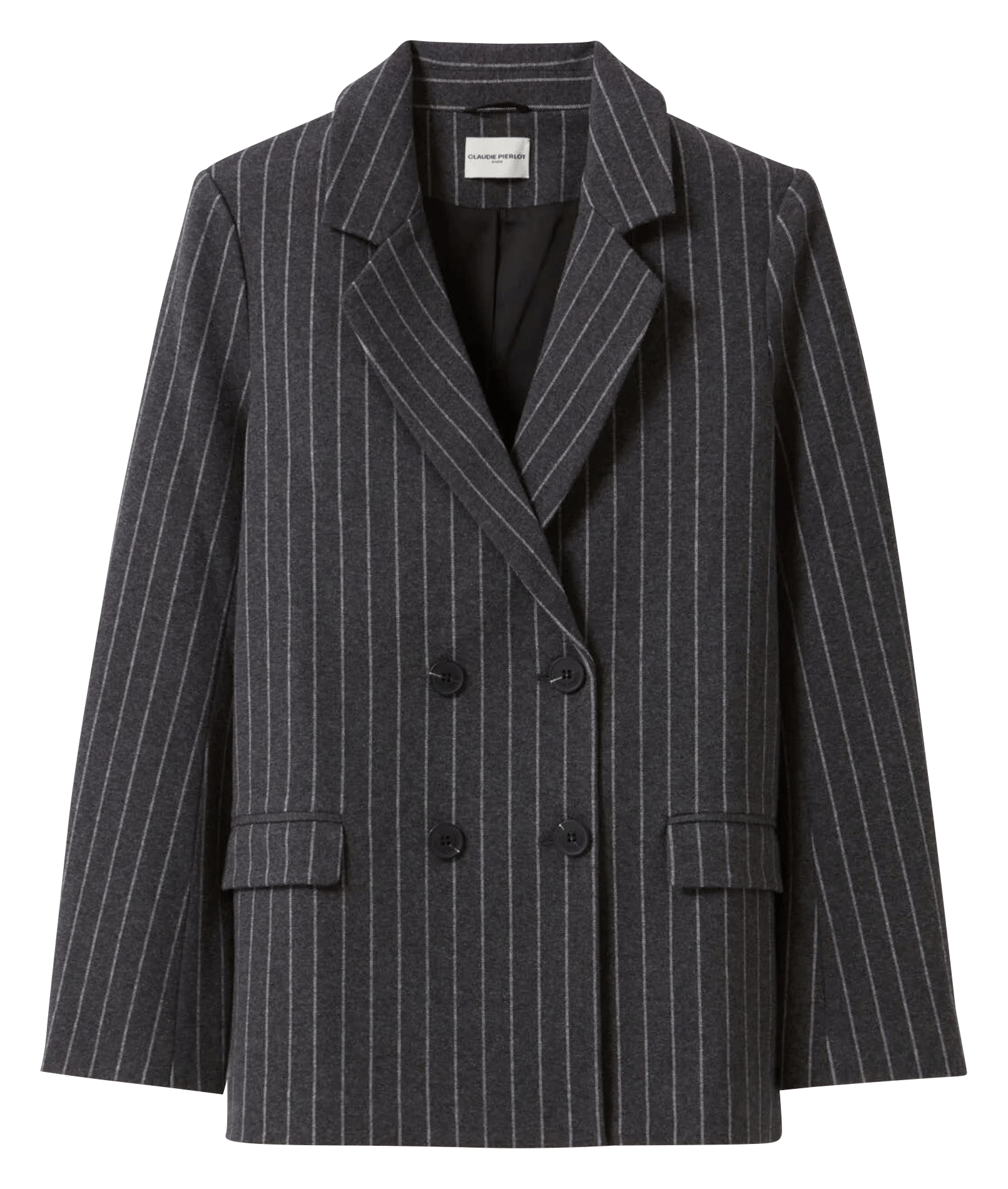 Veste de tailleur droite en coton mélangé CLAUDIE PIERLOT Multicolore