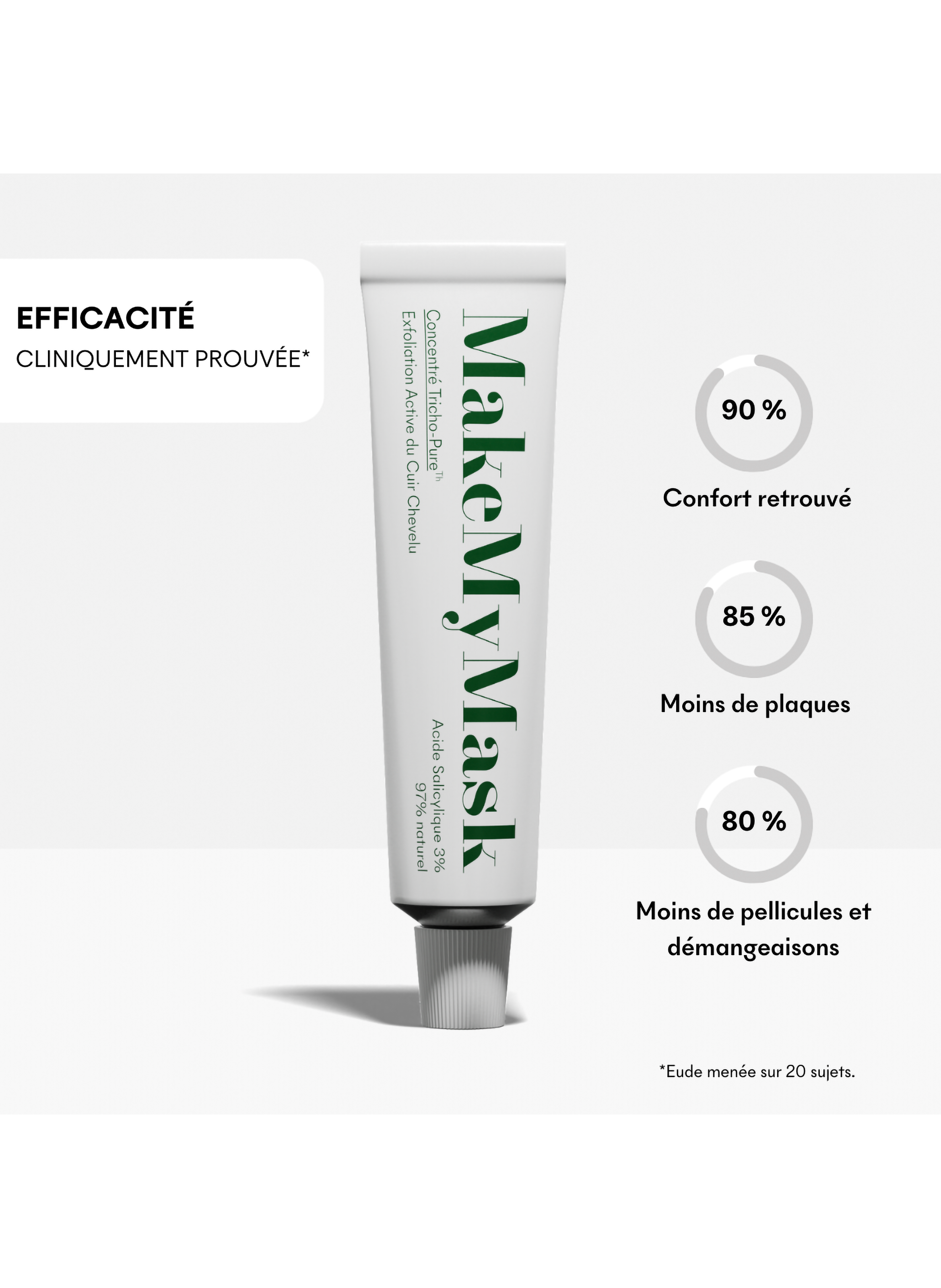 Concentré Exfoliant Tricho-Pure MAKE MY MASK No color