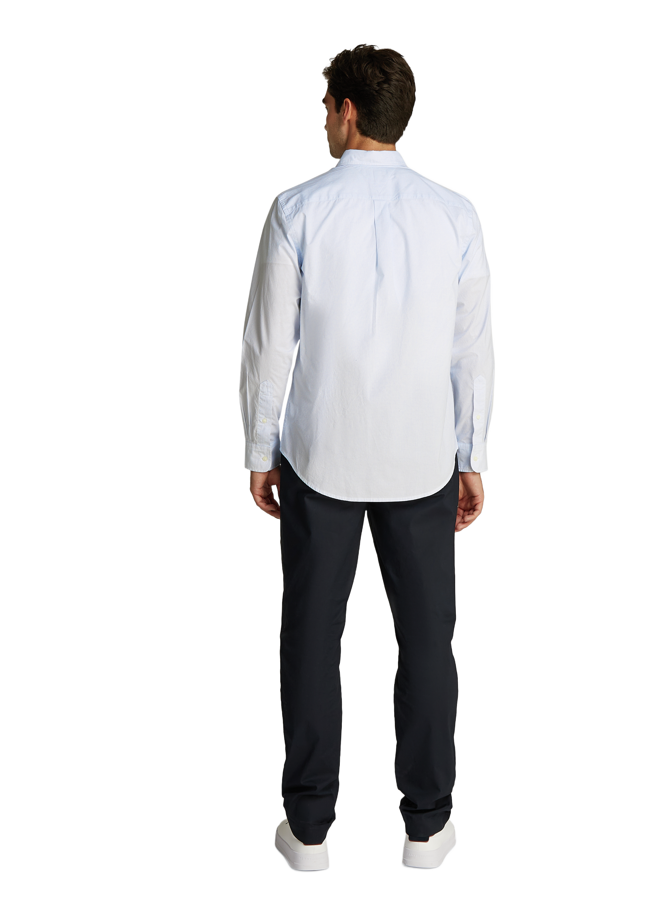 Chemise à motif en coton TOMMY HILFIGER Blanc