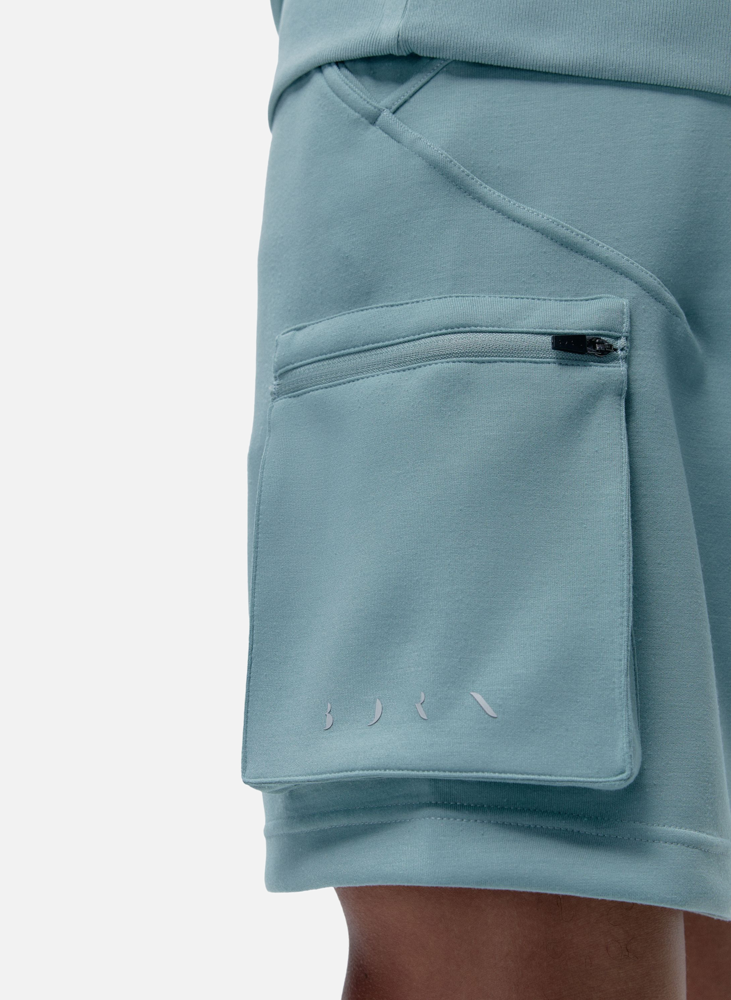 Short de sport homme training halong BORN LIVING YOGA Vert