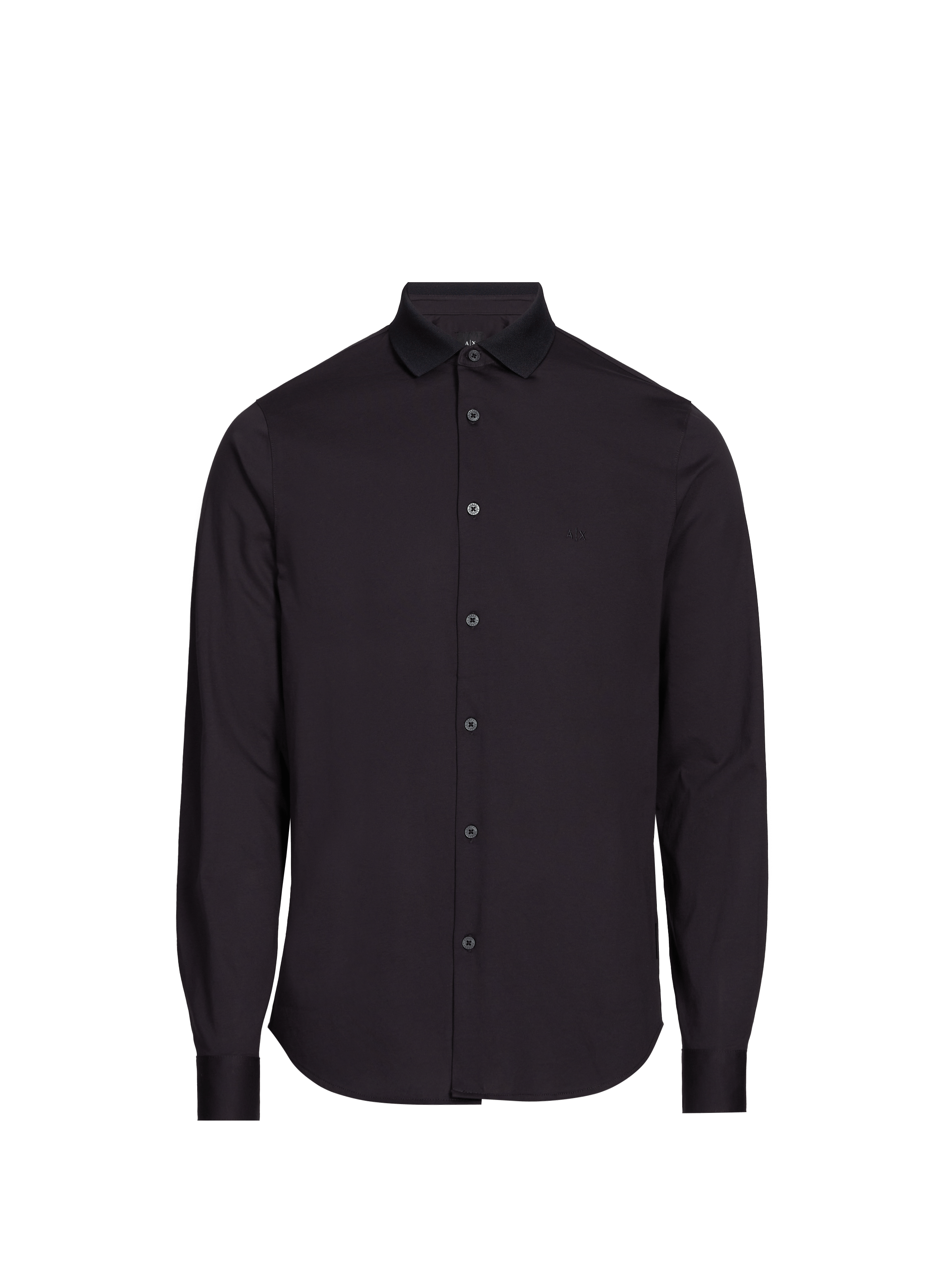 Cotton poplin shirt ARMANI EXCHANGE Blue