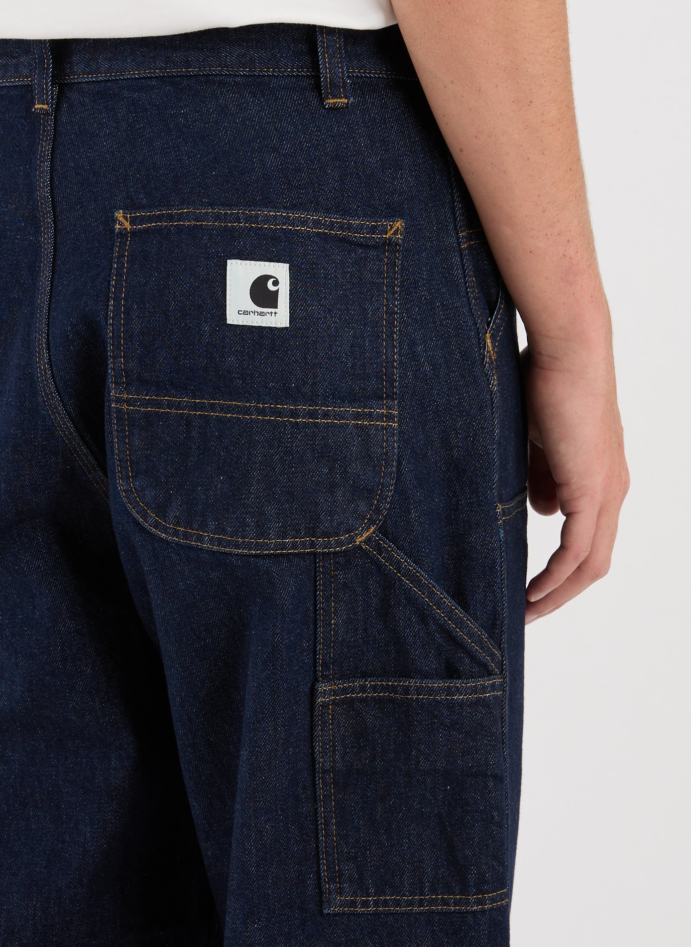 Straight leg cotton jeans CARHARTT WIP Blue