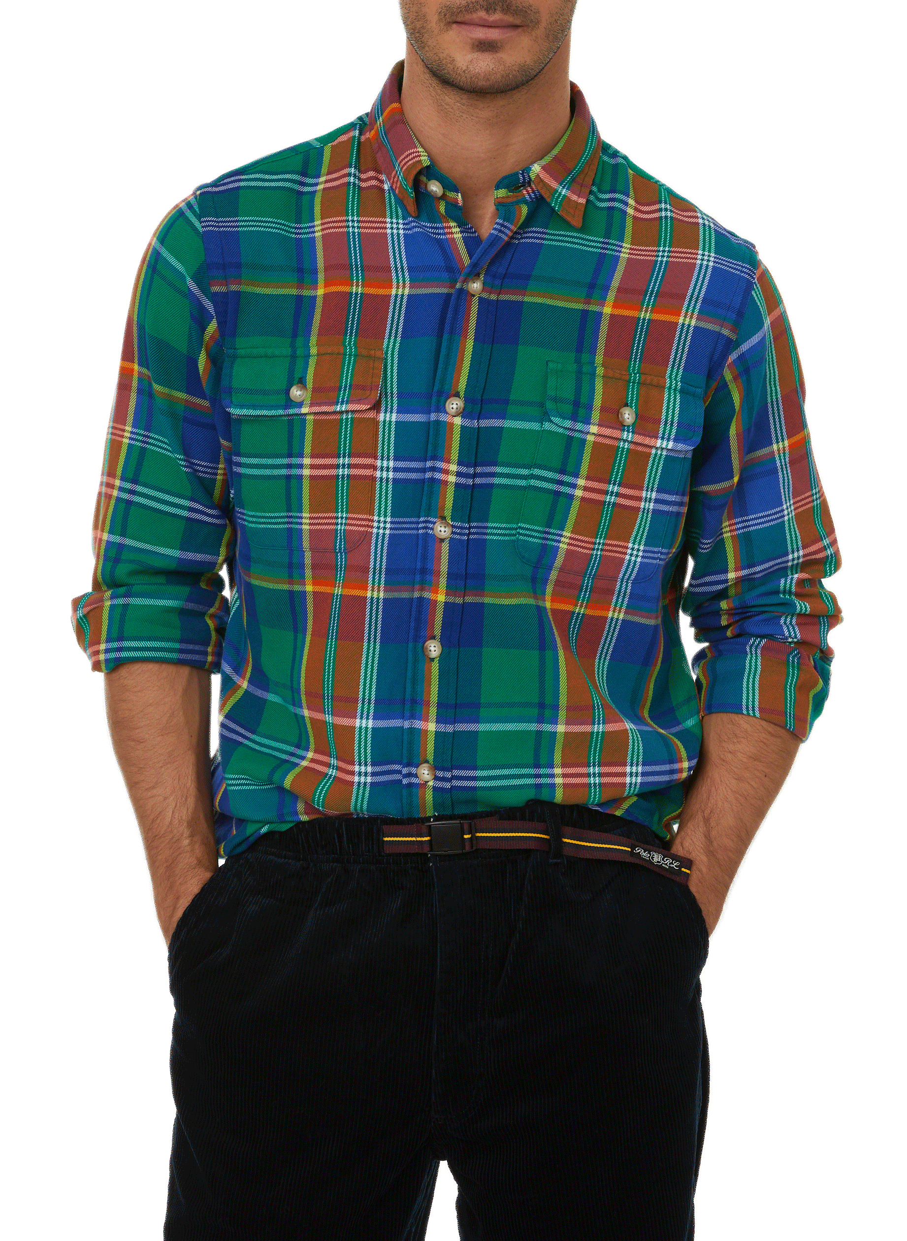 POLO RALPH LAUREN Chemise à carreaux Vert
