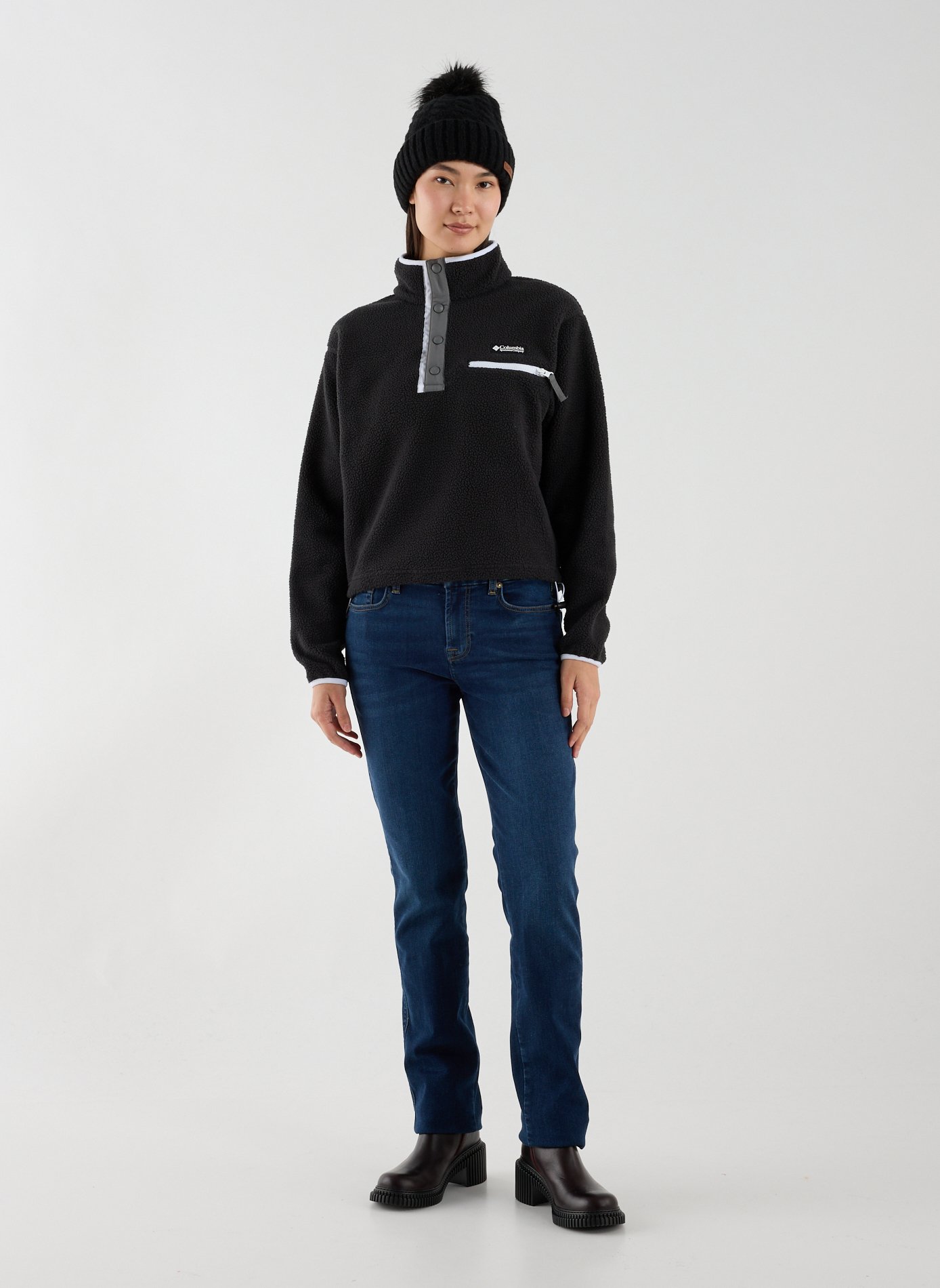 Pull duveteux  COLUMBIA Noir