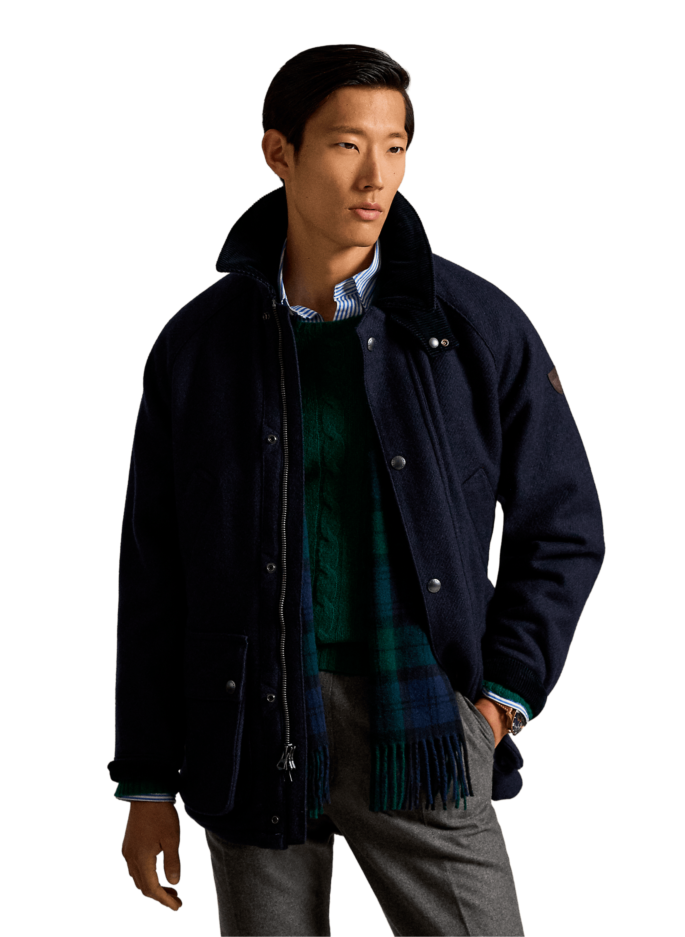 Wool jacket POLO RALPH LAUREN Blue