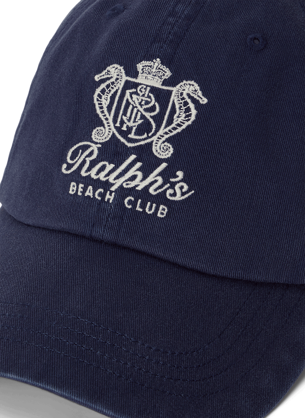 Embroidered cotton baseball cap POLO RALPH LAUREN Blue