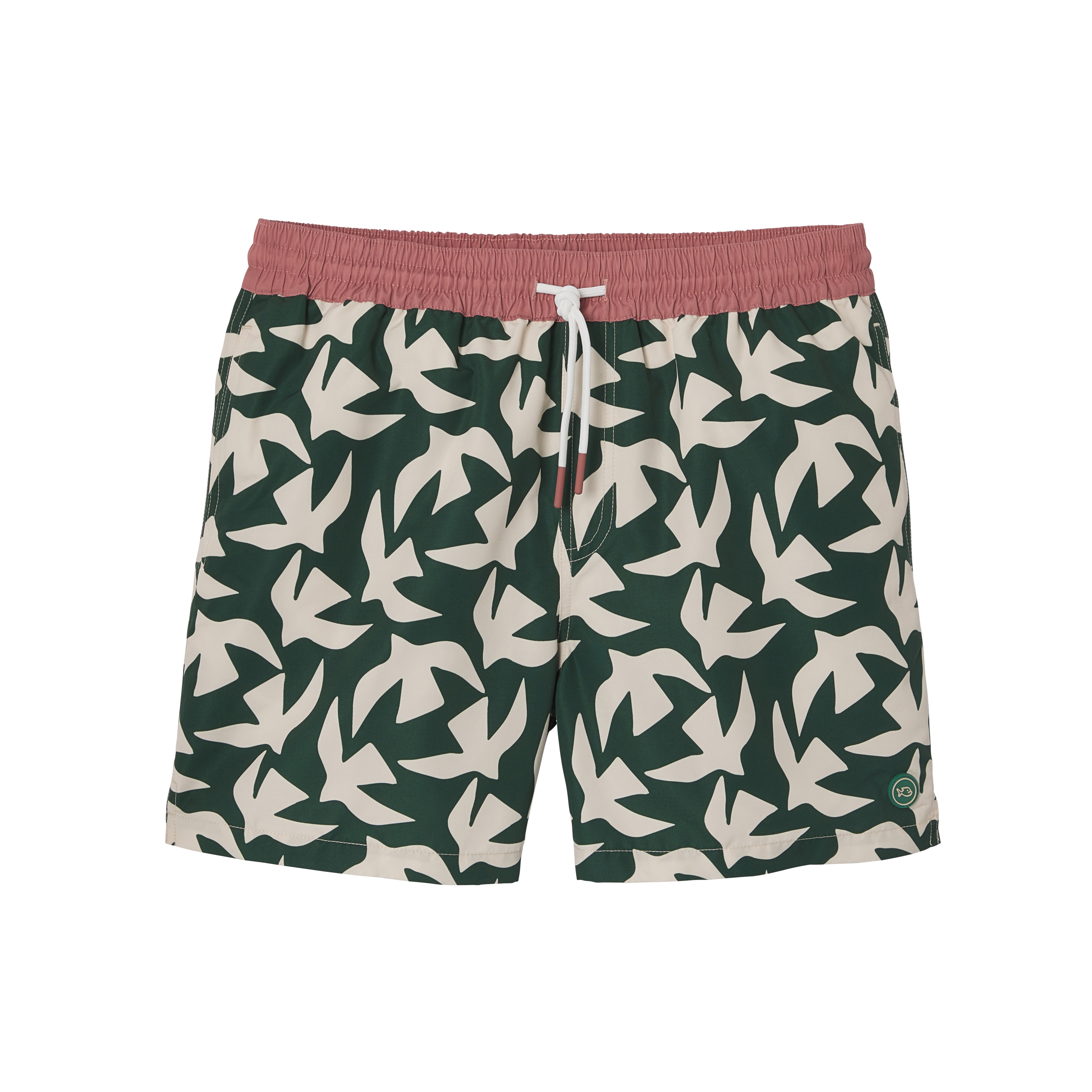 Short de bain en polyester recyclé BILLYBELT Vert