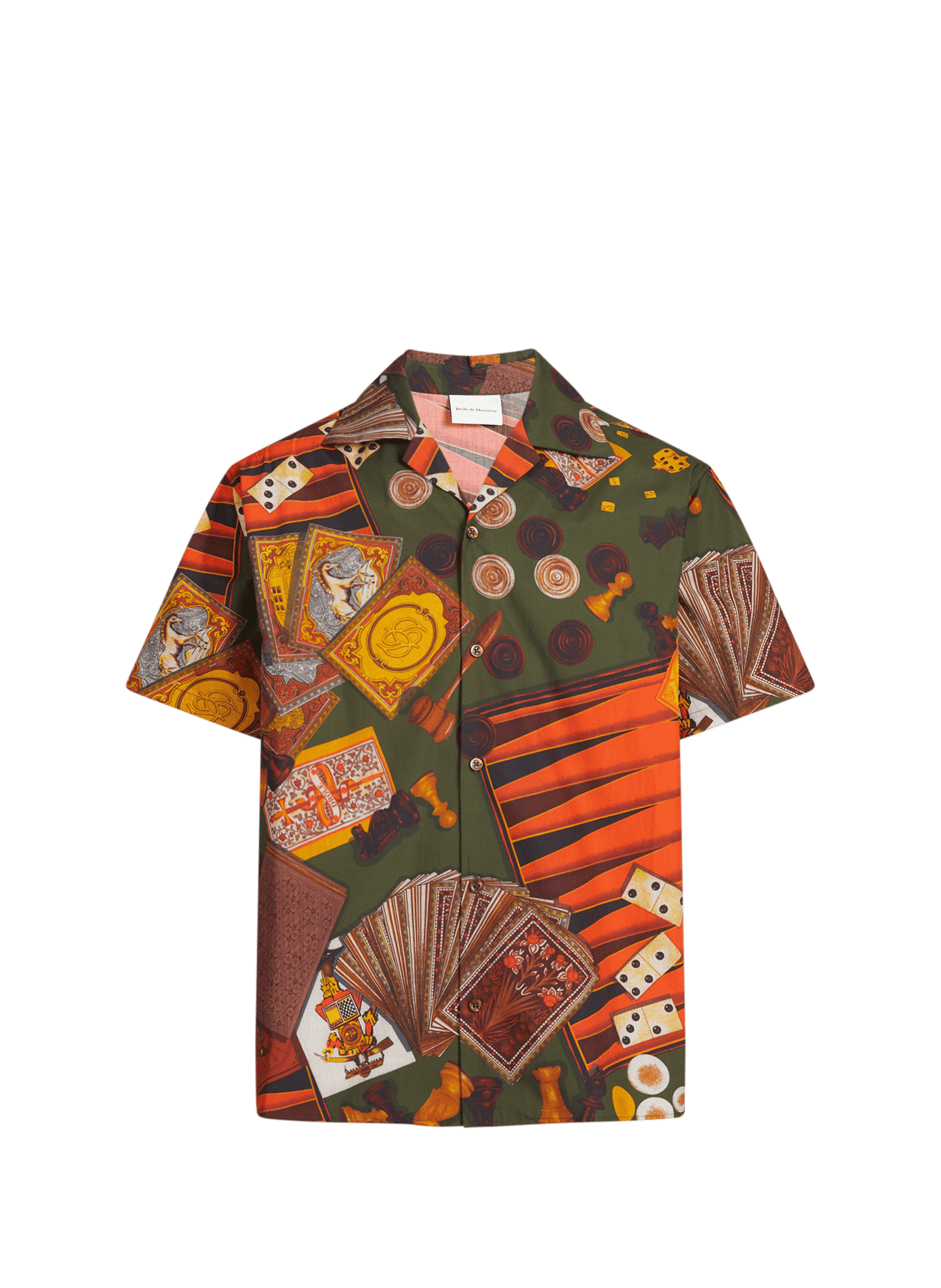 Chemise à motif en coton DROLE DE MONSIEUR Multicolore