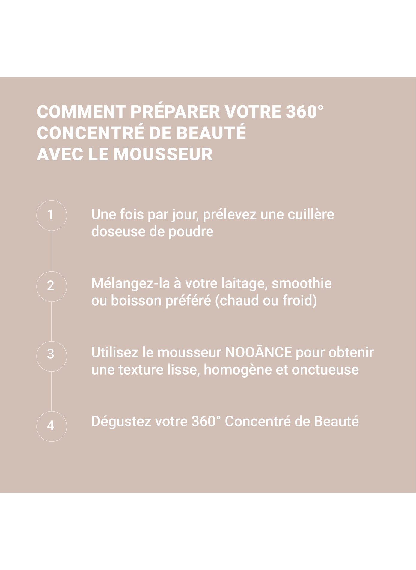 360 Beauty Concentrate - Vanilla flavor NOOANCE No color