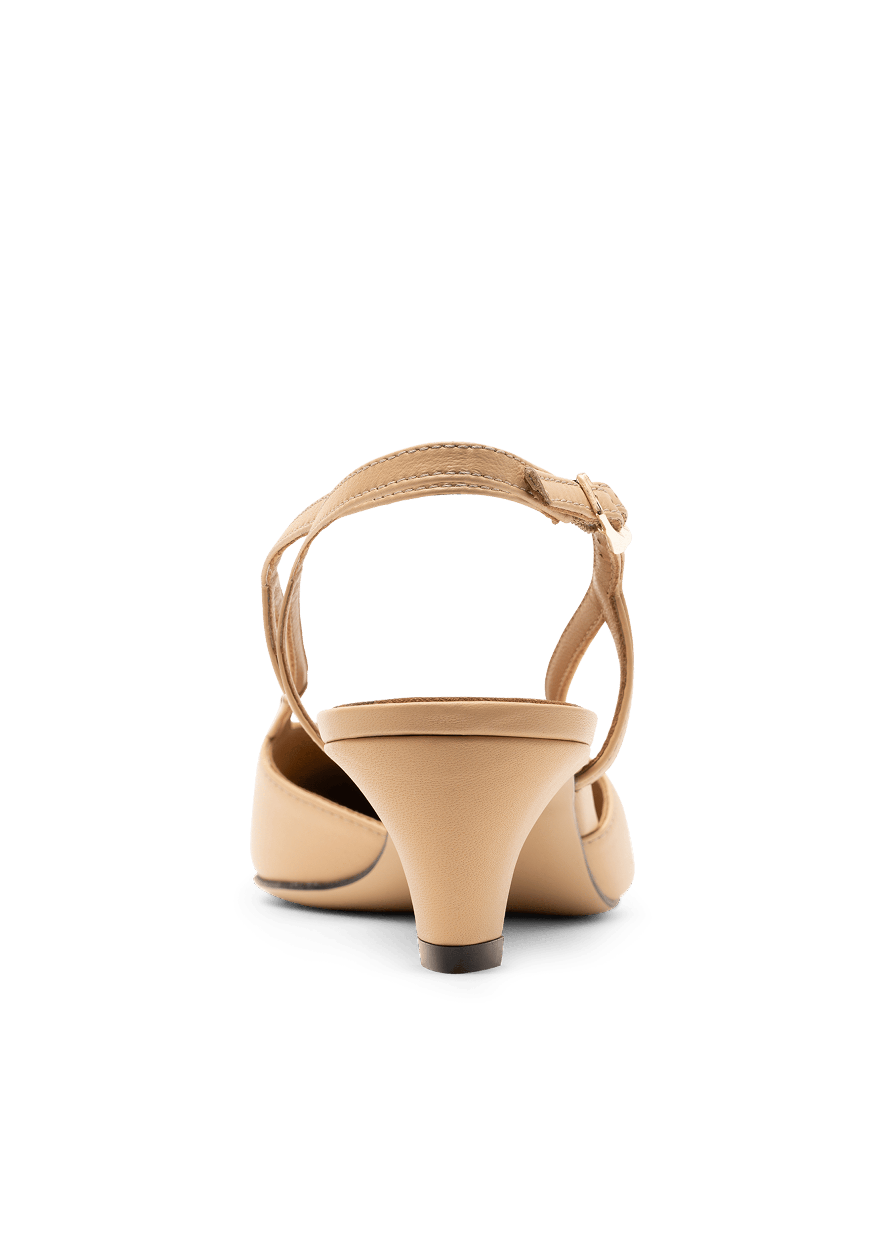 Sling back orso en nappa PARALLELE Beige