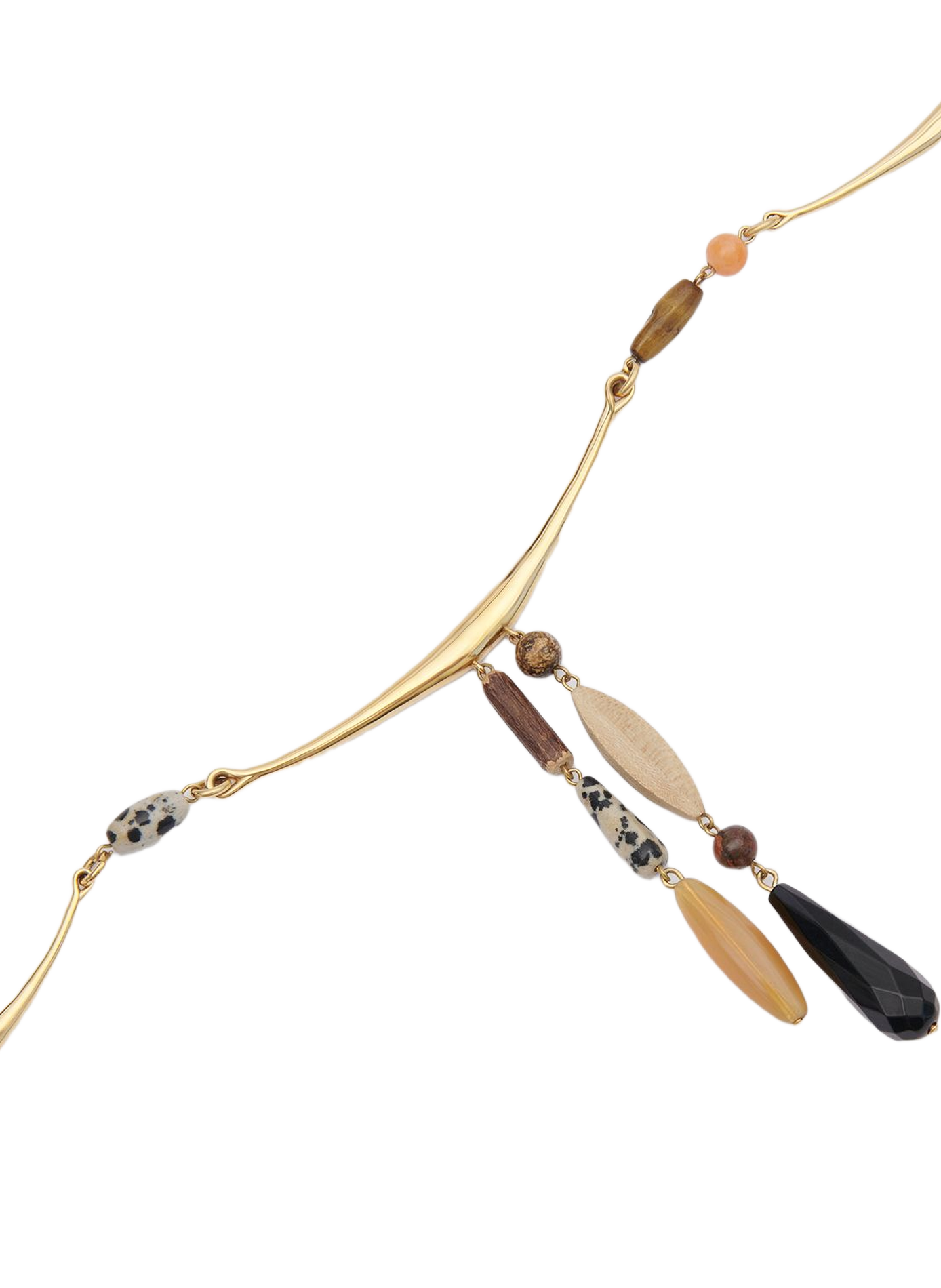 Halskette Mahi aus Steinperlen ISABEL MARANT Beige