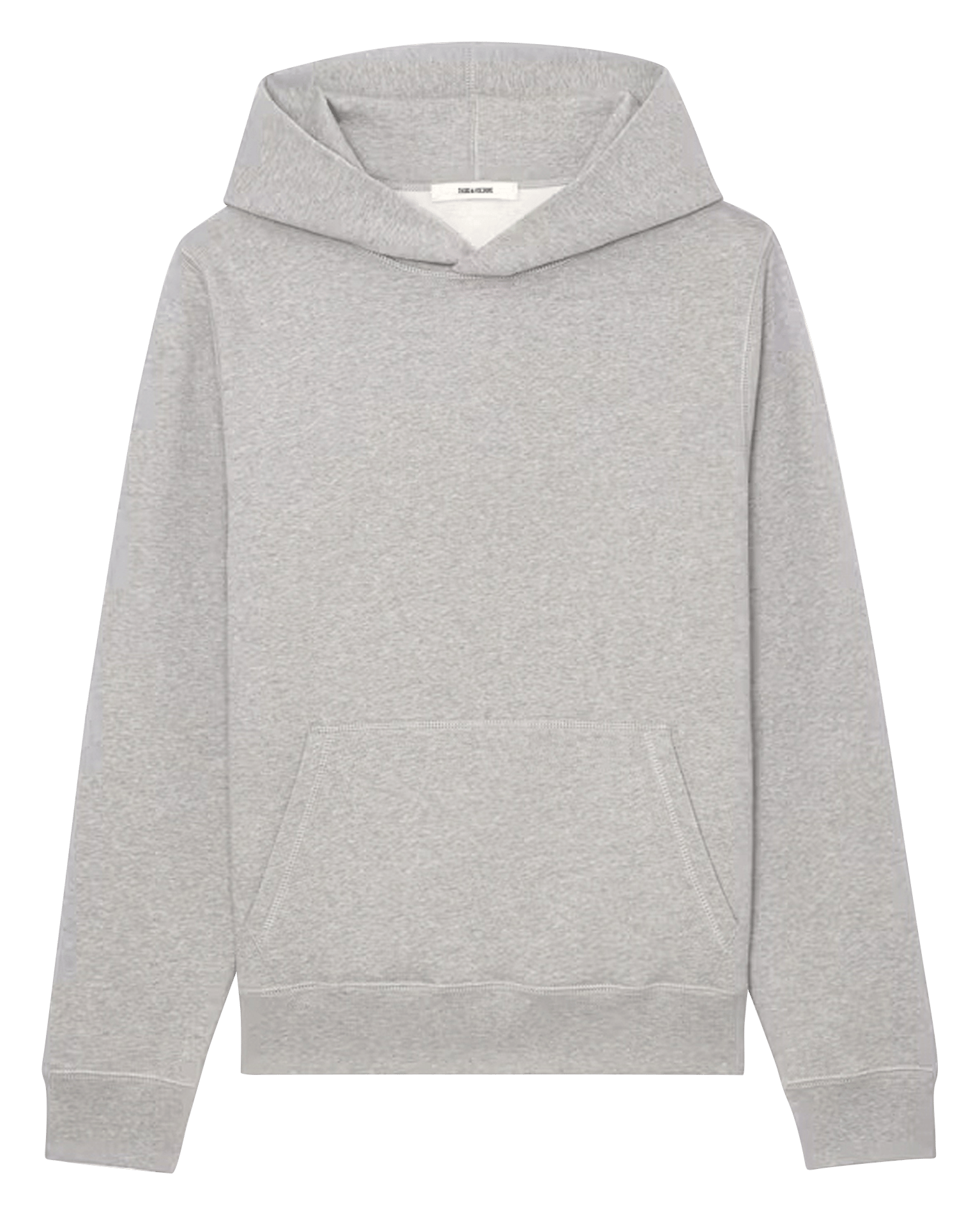 Sweat à capuche droit en coton sanchi ZADIG&VOLTAIRE Gris