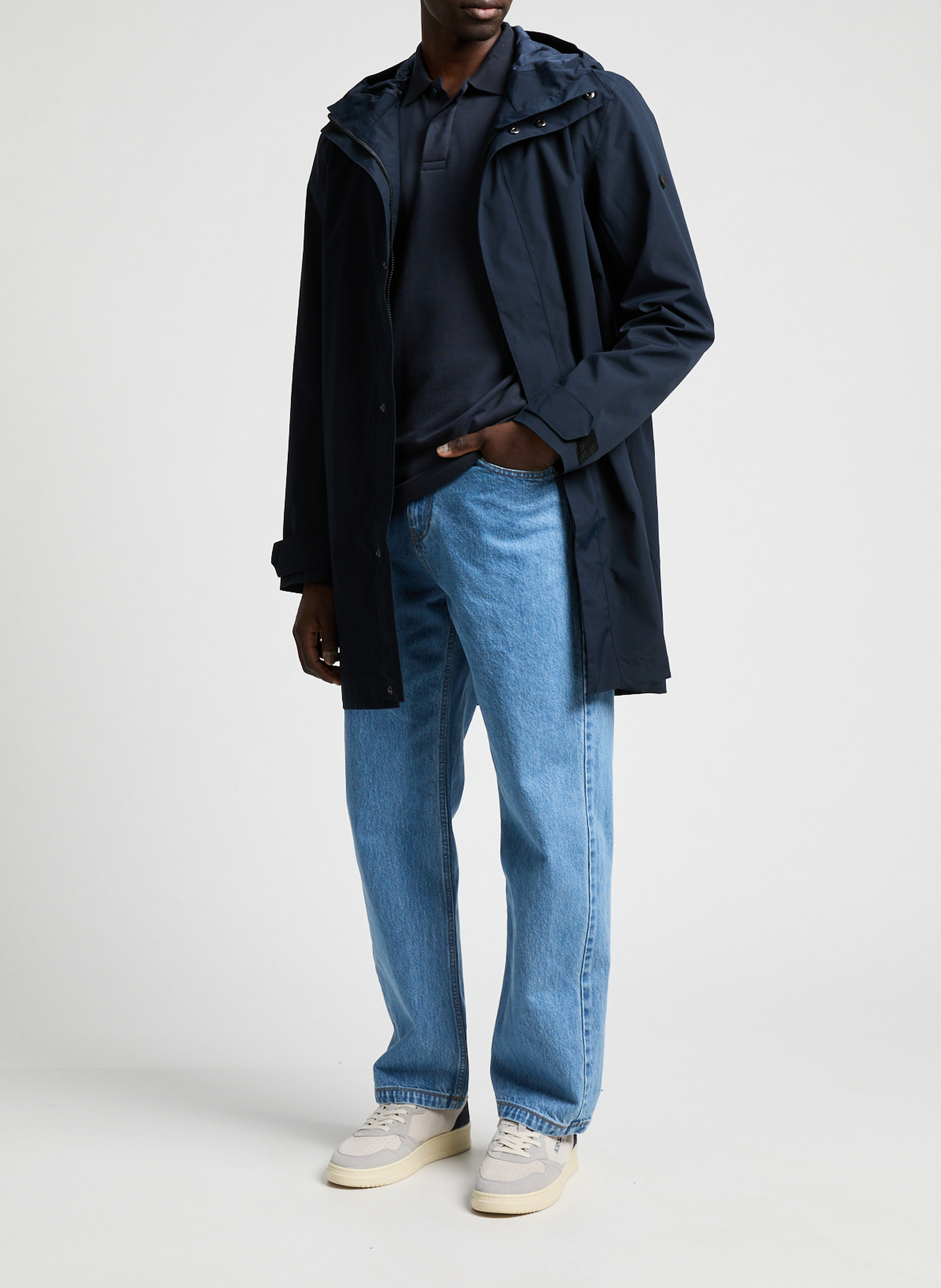 Parka longue à capuche DIDRIKSONS Bleu
