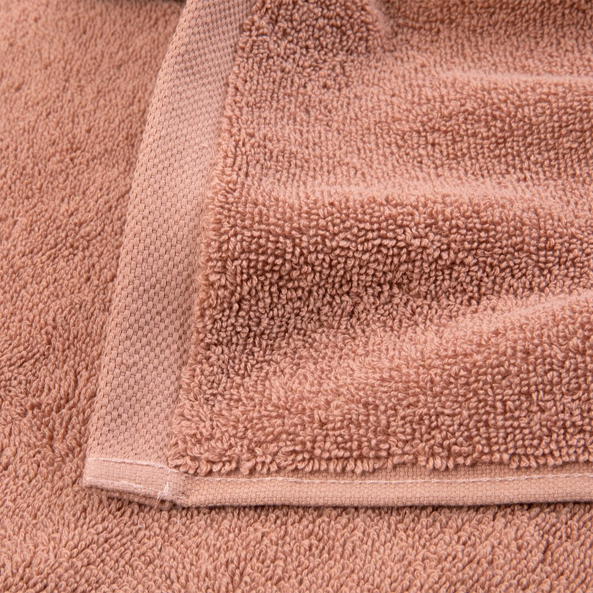 Serviette de toilette  en coton, ma douce DESFORGES Marron
