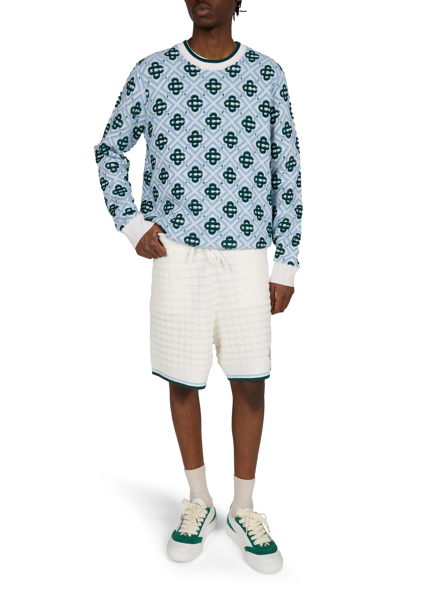 Wool logo sweater CASABLANCA PARIS Multicolour