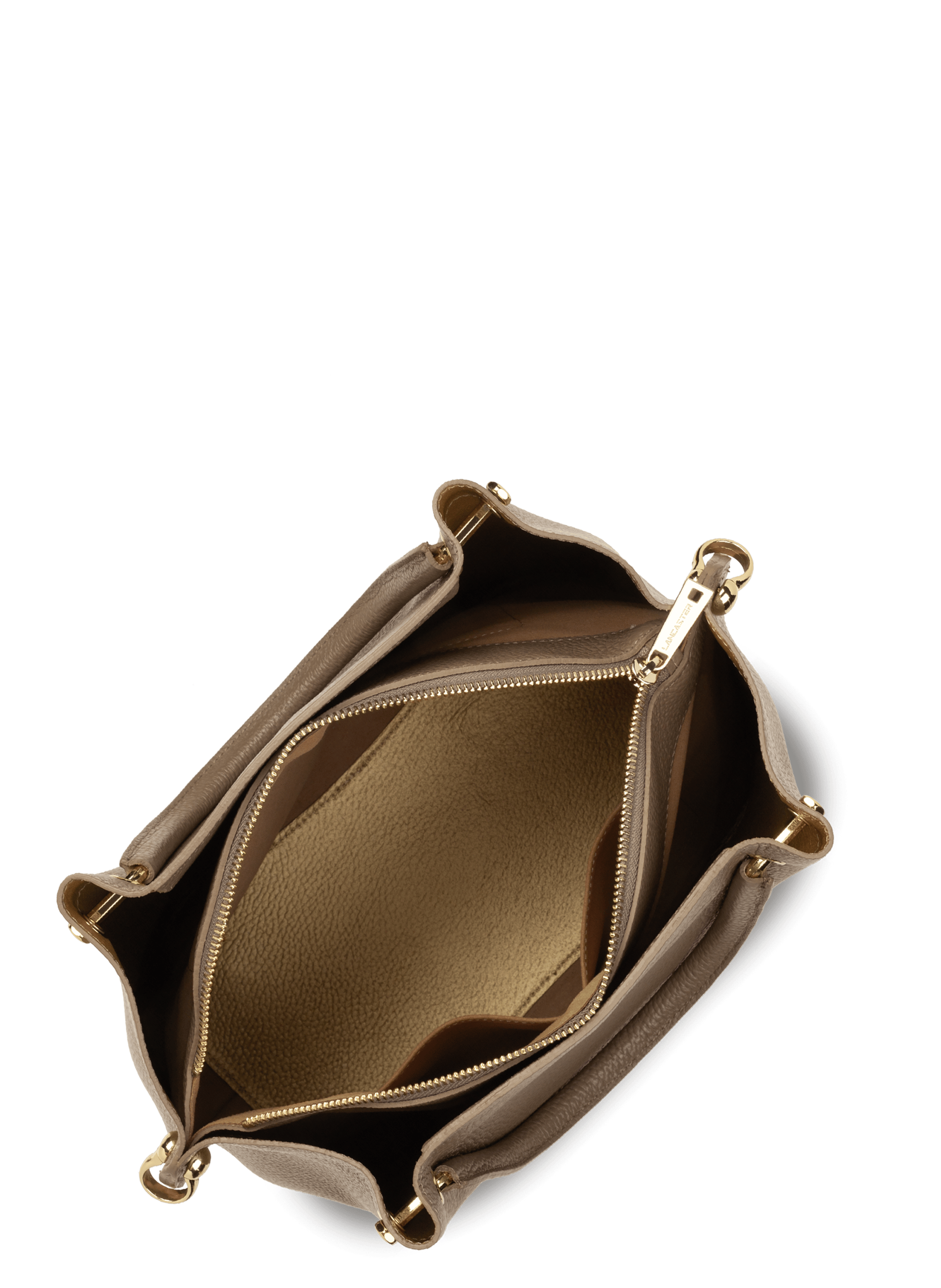Grand sac à main - foulonné double louisa | Marron LANCASTER Femme