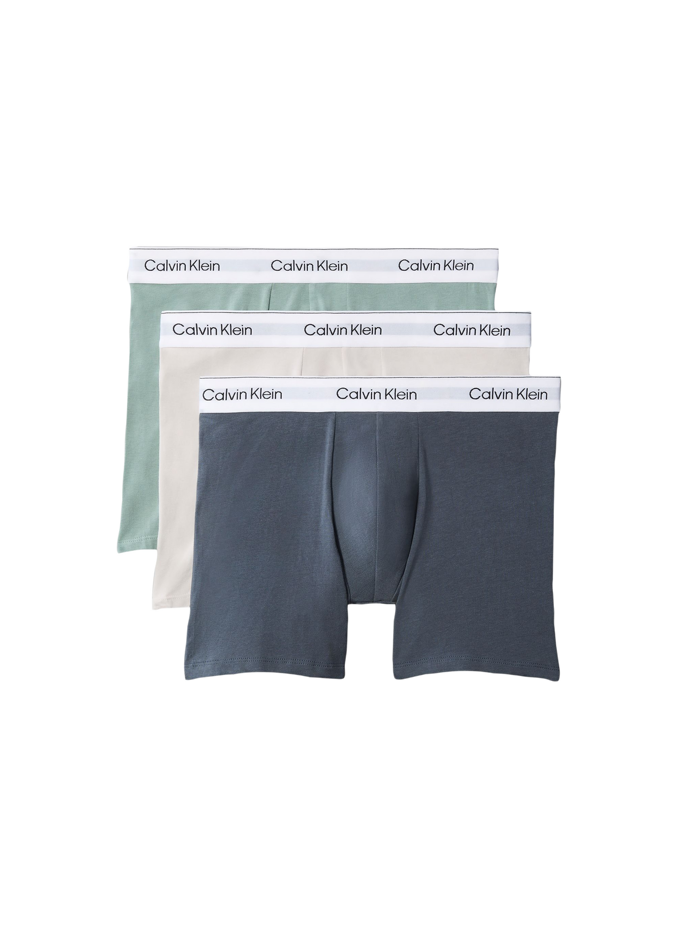 Boxer à logo en coton mélangé CALVIN KLEIN Multicolore