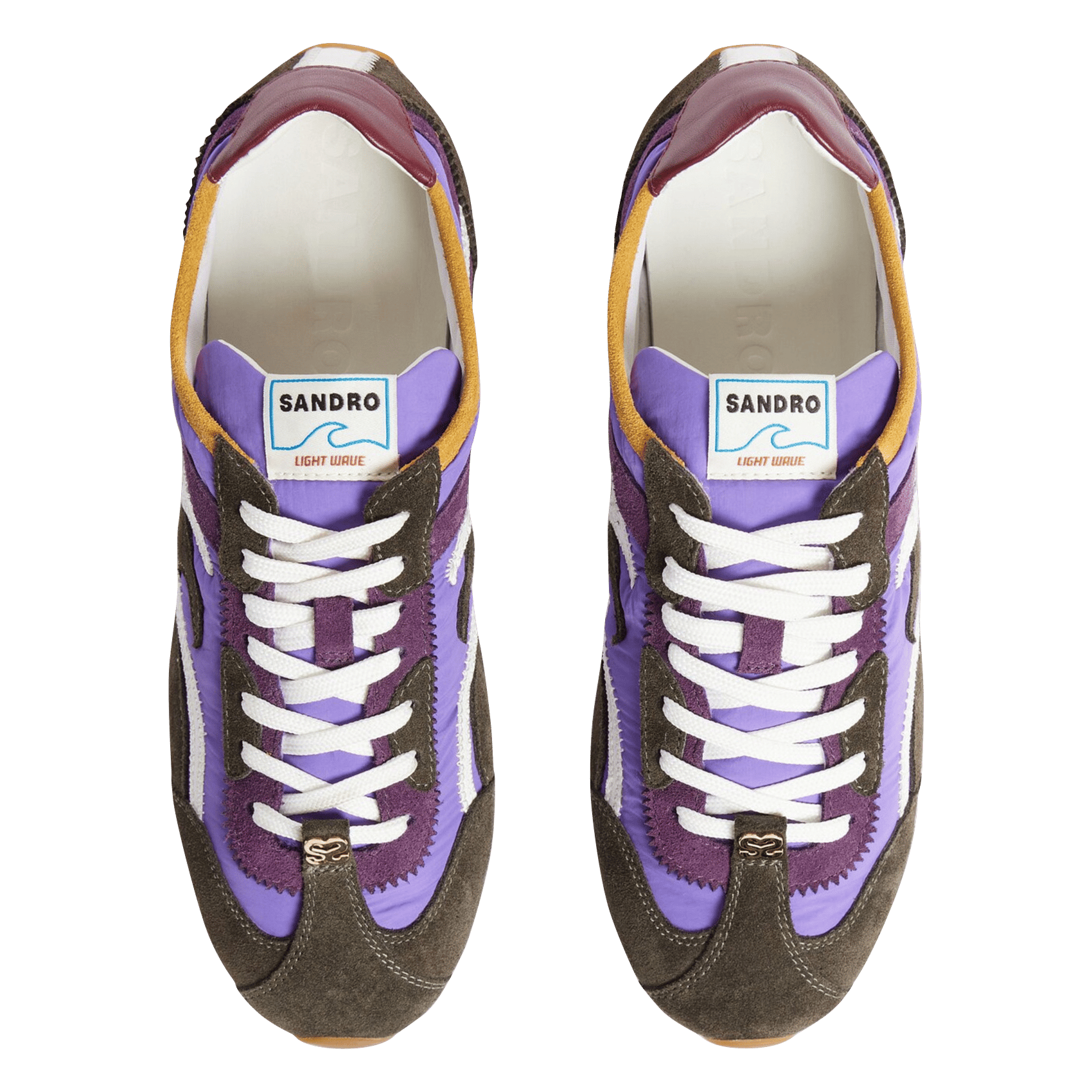 Baskets basses à doubles lacets SANDRO Violet