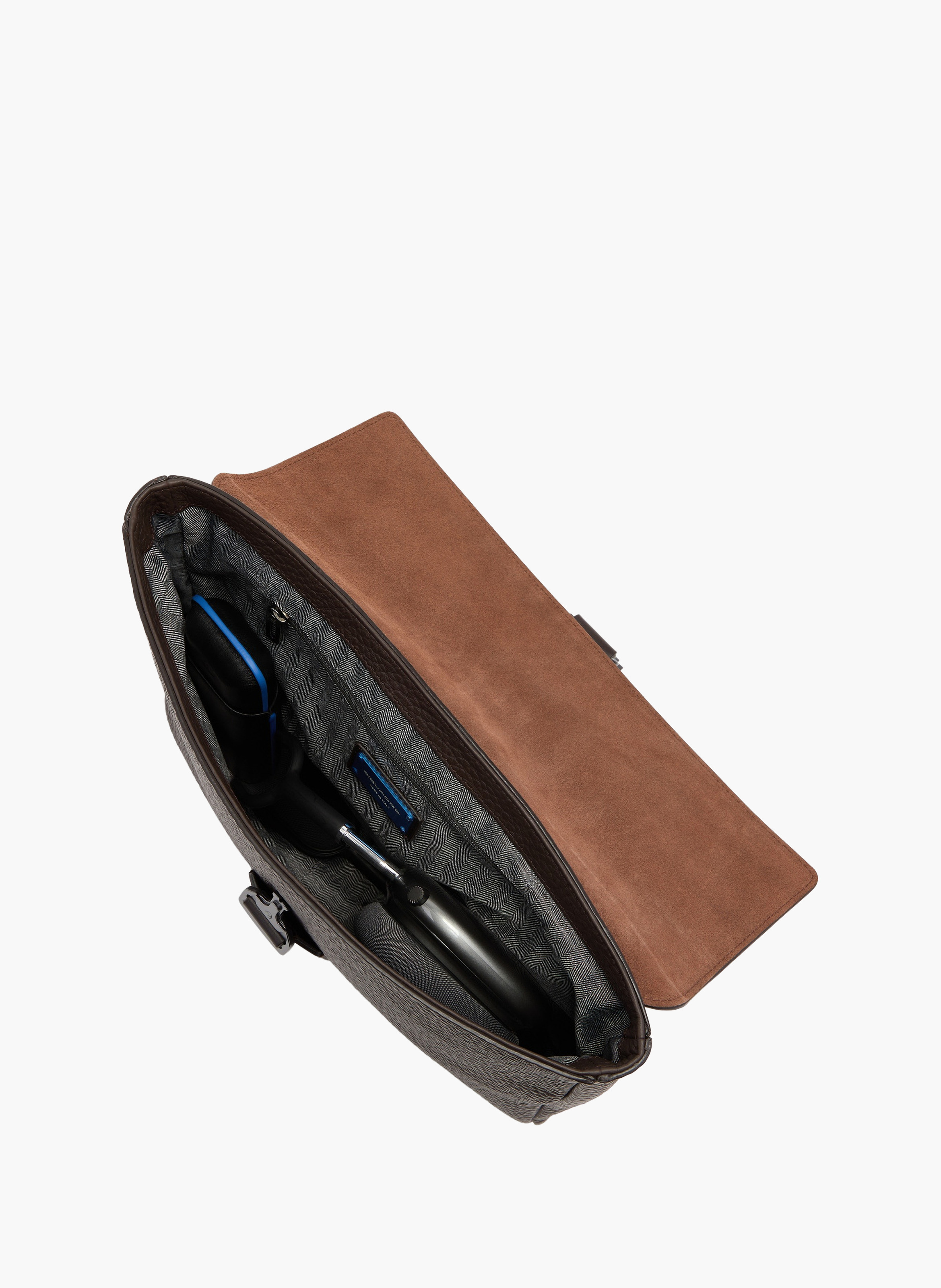 Handtas voor iPad® Pro 13" PIQUADRO Bruin