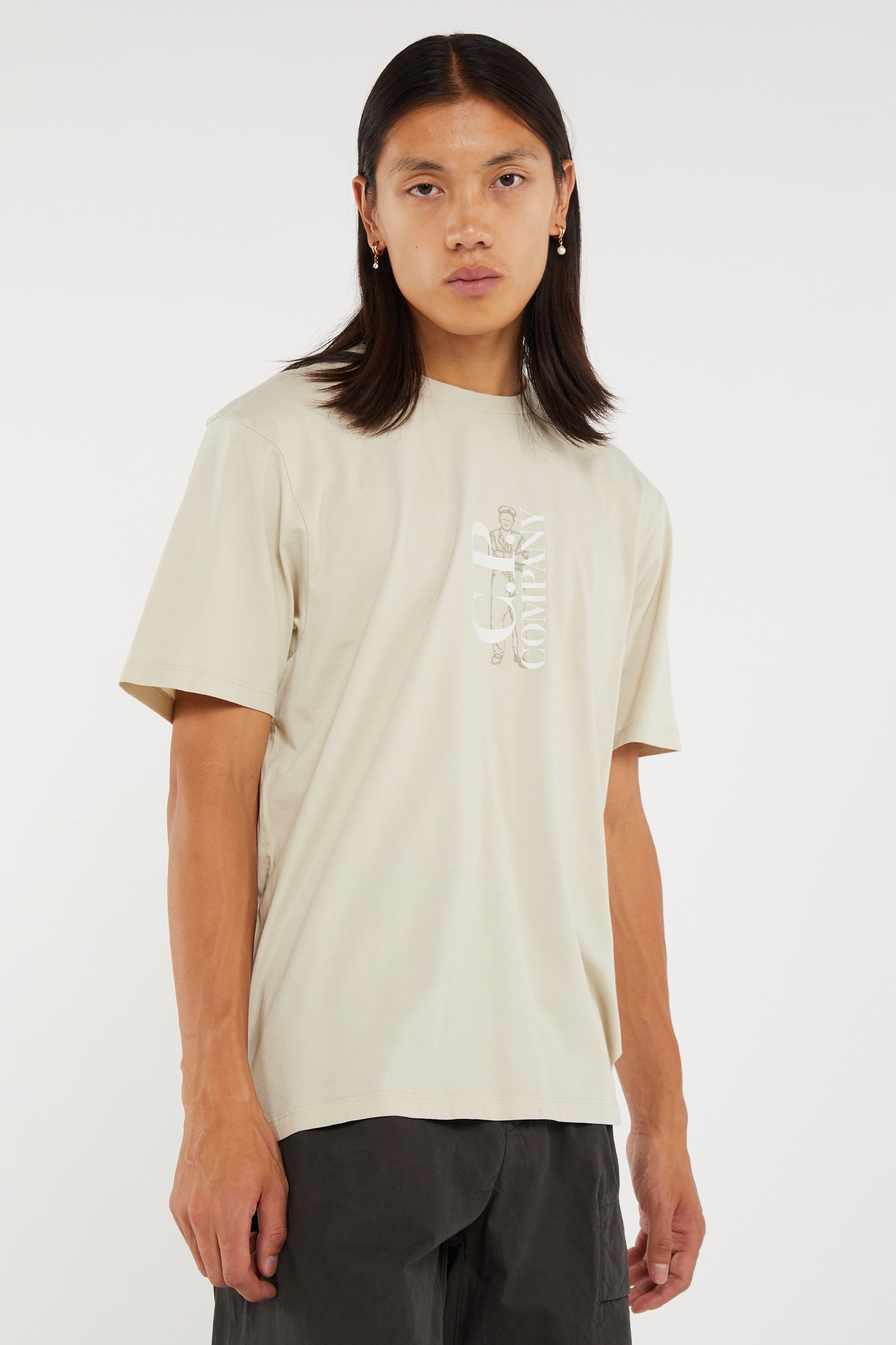 T-shirt CP COMPANY Gris