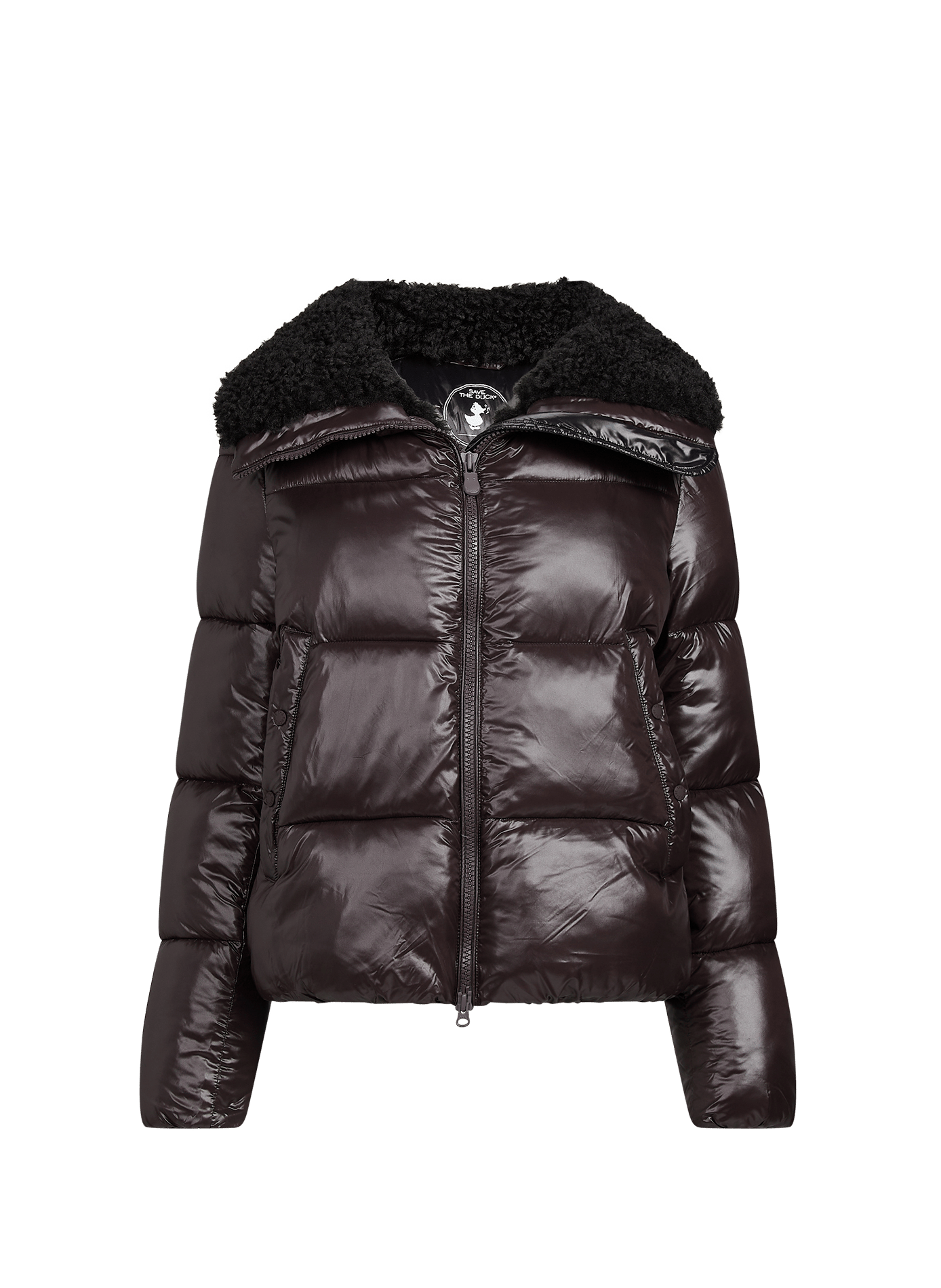 Weit geschnittene Steppjacke SAVE THE DUCK Schwarz