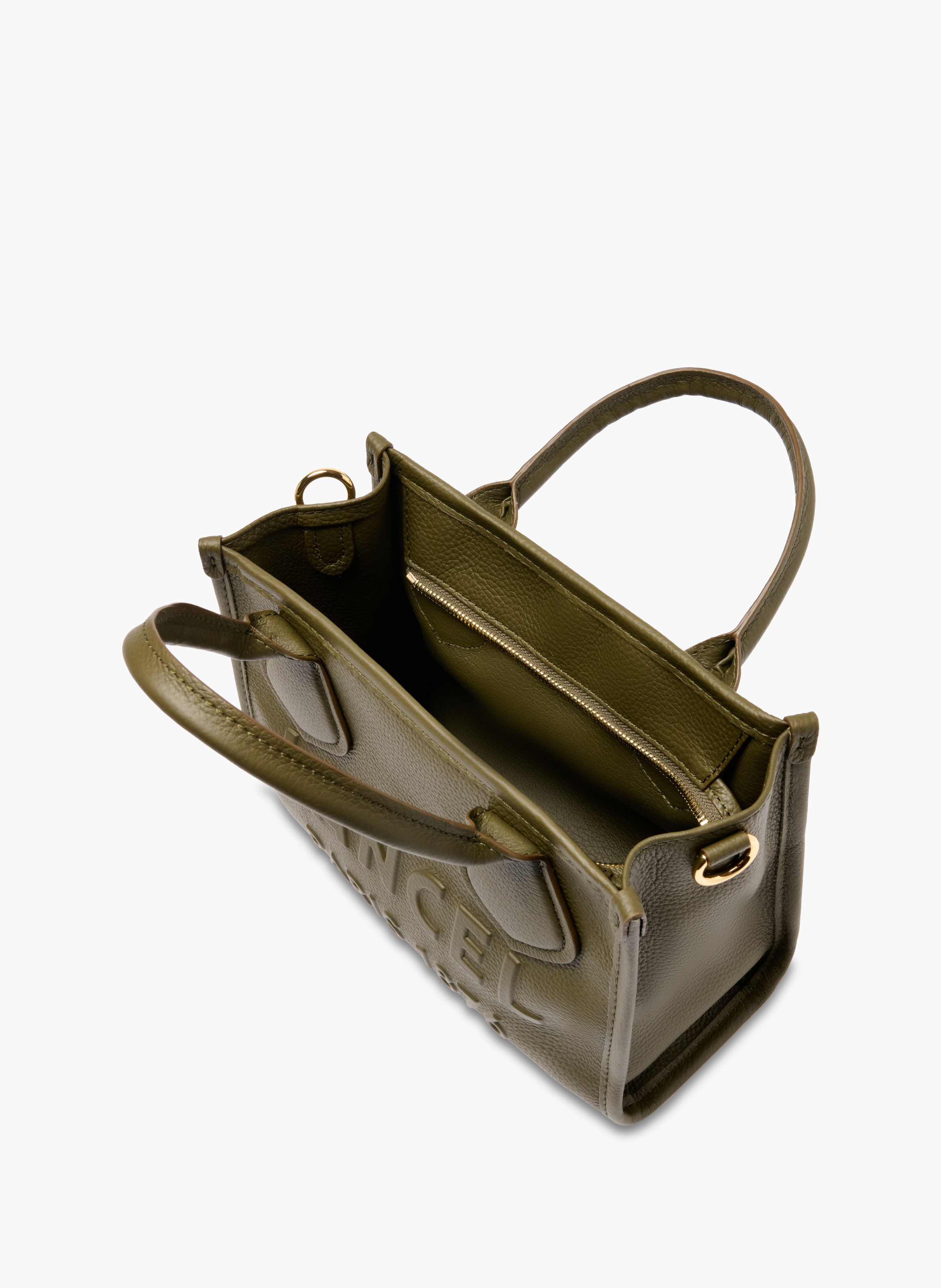Ritstas Shopper voor dagelijks gebruik van Lancel in leer LANCEL Groen