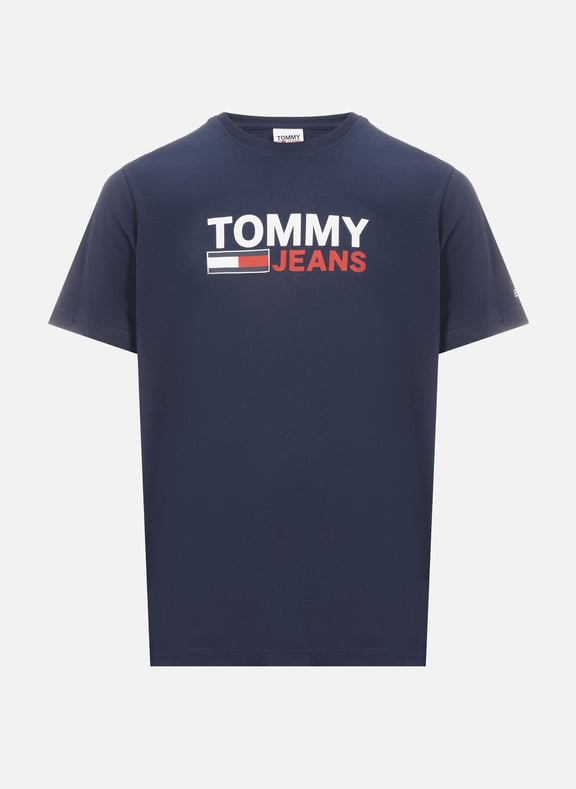 T-shirt à logo en coton Bleu by TOMMY HILFIGER TOMMY HILFIGER T-shirt à logo en coton Bleu