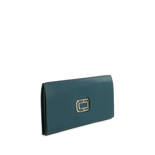 Saison Leather Clutch In Brown