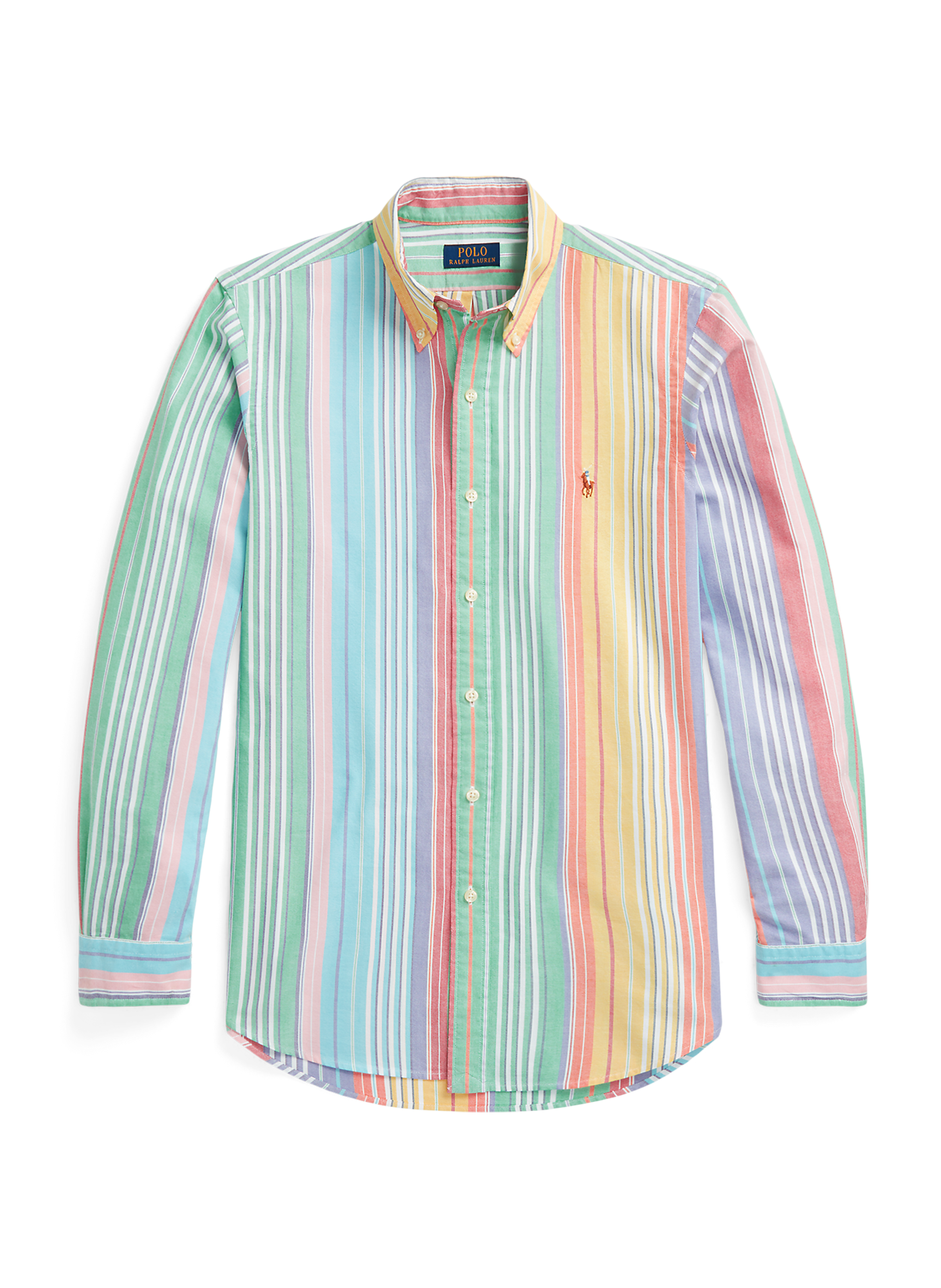 POLO RALPH LAUREN Chemise rayé en coton Vert