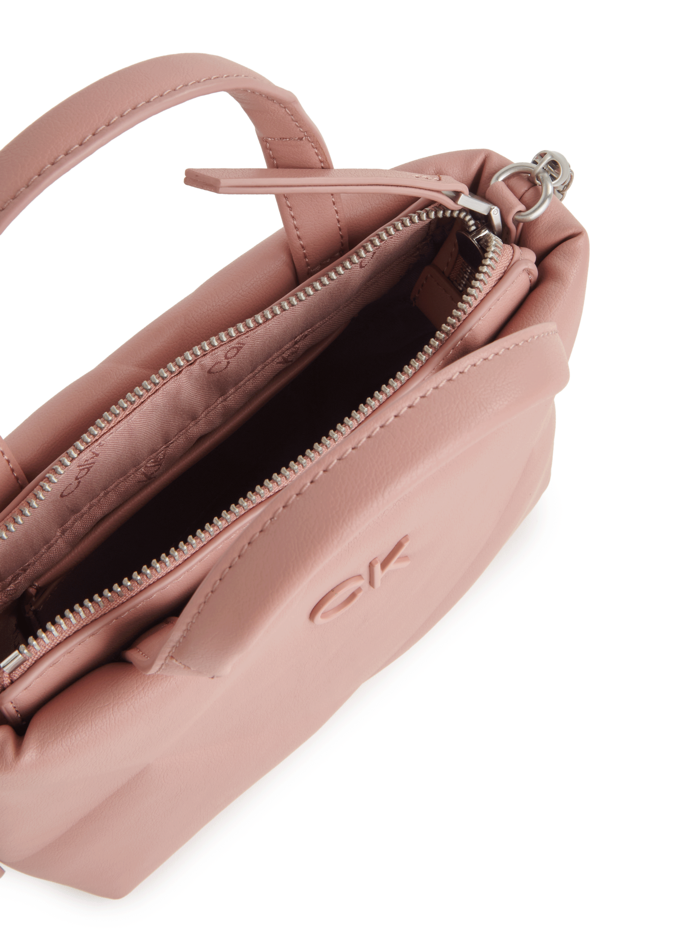 Sac à bandoulière effet matelassé CALVIN KLEIN Rose
