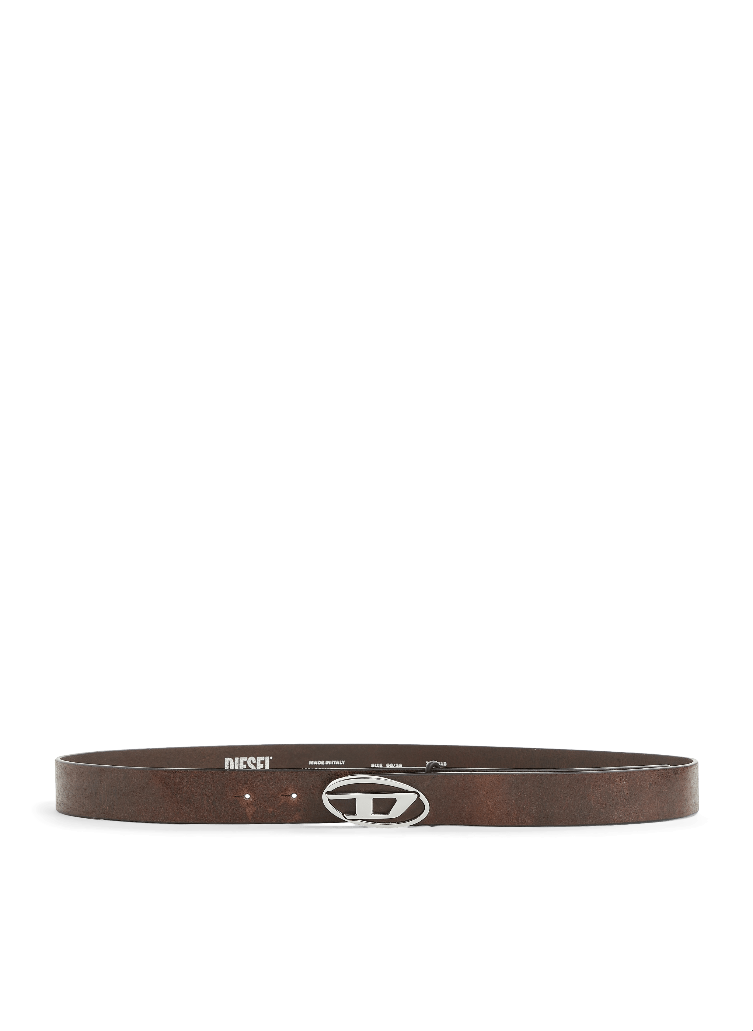 Ceinture homme DIESEL Bawre Marron Foncé 95 cm