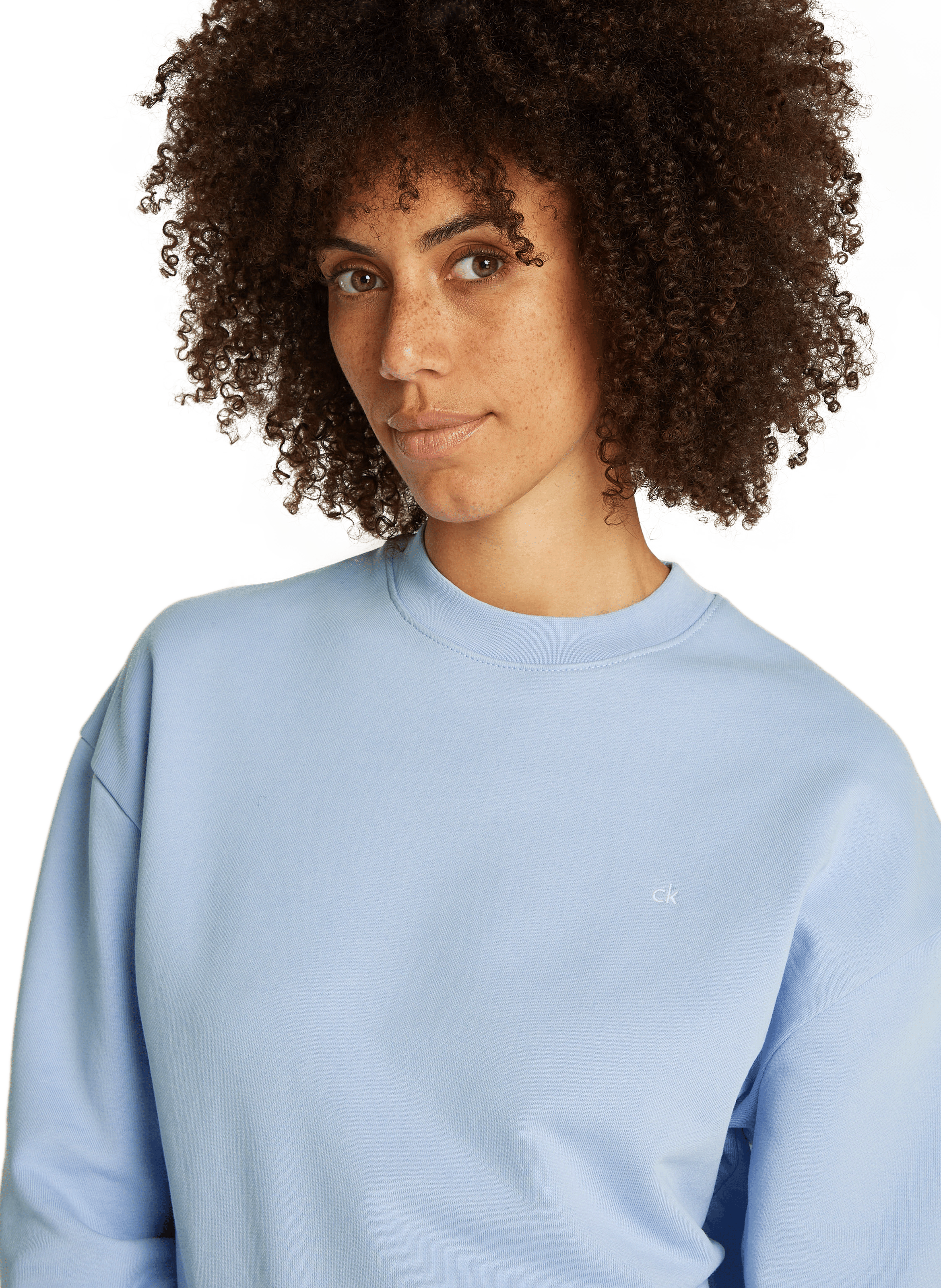 Cotton sweatshirt CALVIN KLEIN Blue
