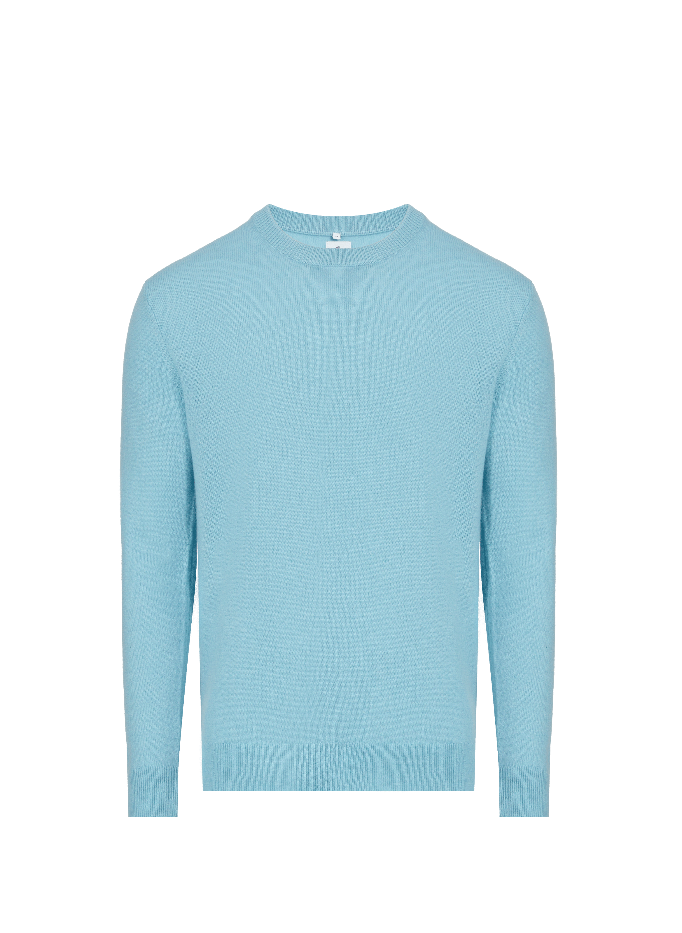 Pull col rond en cachemire AU PRINTEMPS PARIS Bleu