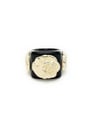 Bague Black on Silver Roseton  | Multicolore by LA MANSO LA MANSO Bague Black on Silver Roseton  | Multicolore
