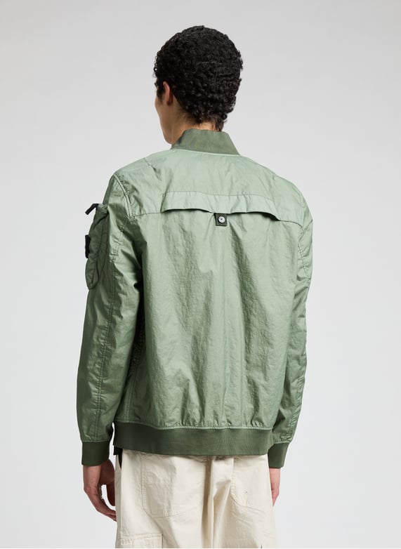 Bomber uni  | Vert by STONE ISLAND Bomber uni  Vert