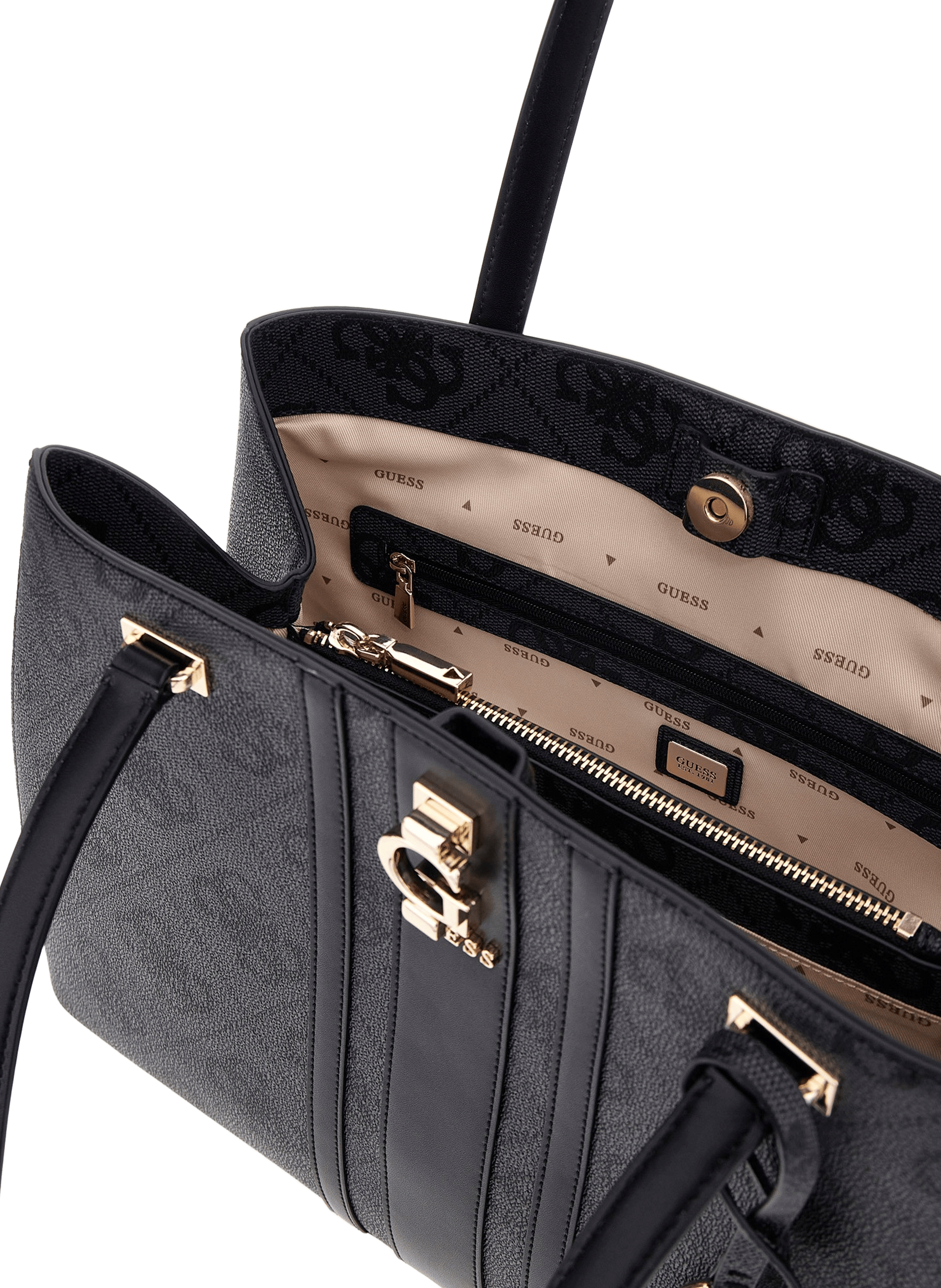 Logo shoulder bag GUESS Grey