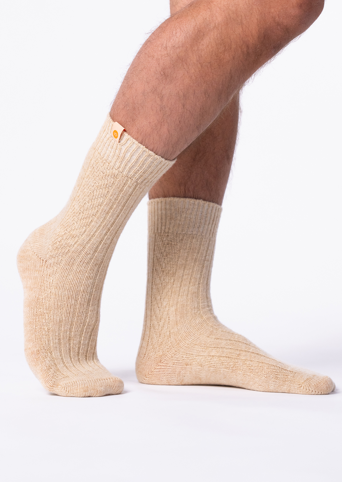Chaussettes en laine BILLYBELT Beige