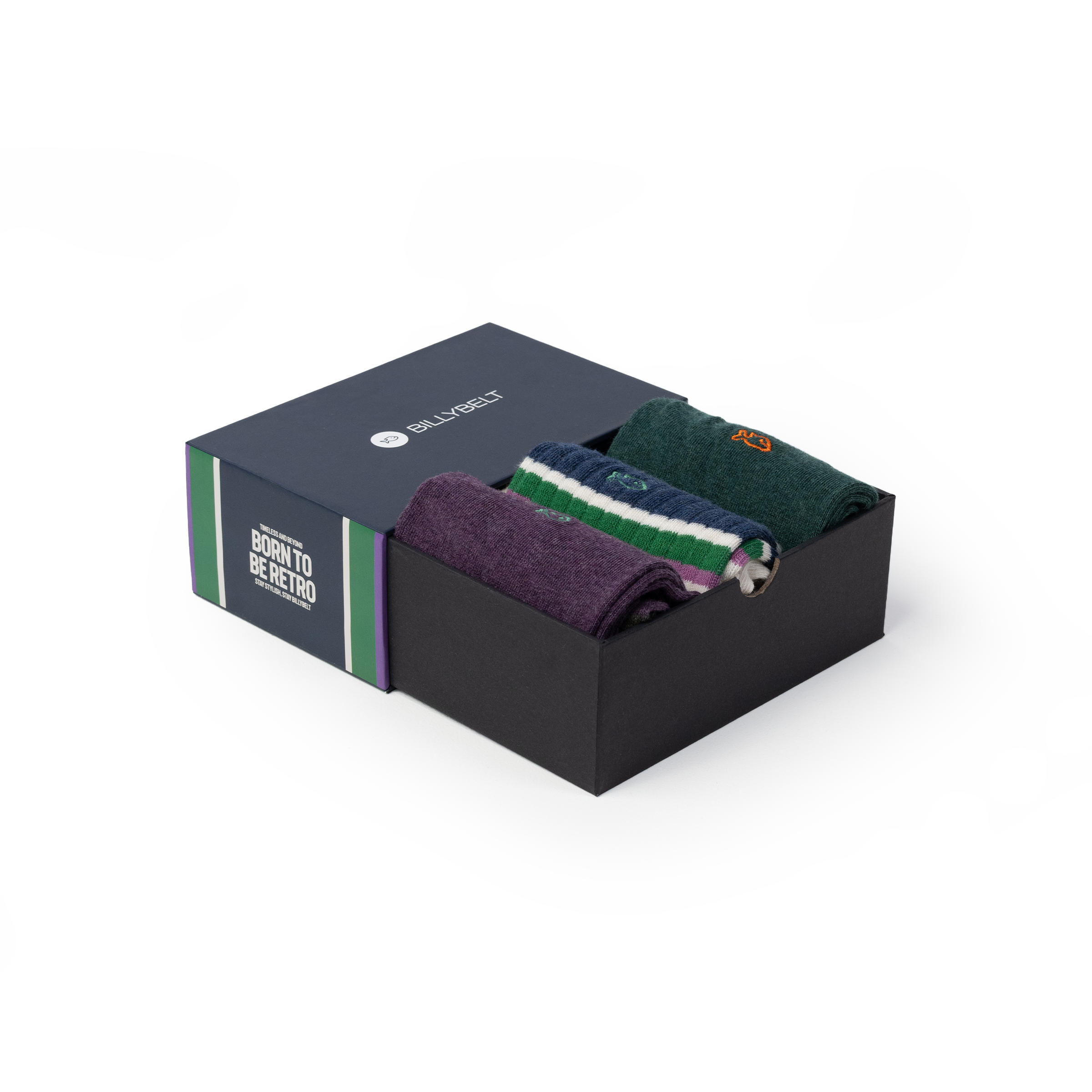 Coffret de 3 chaussettes homme BILLYBELT Bleu