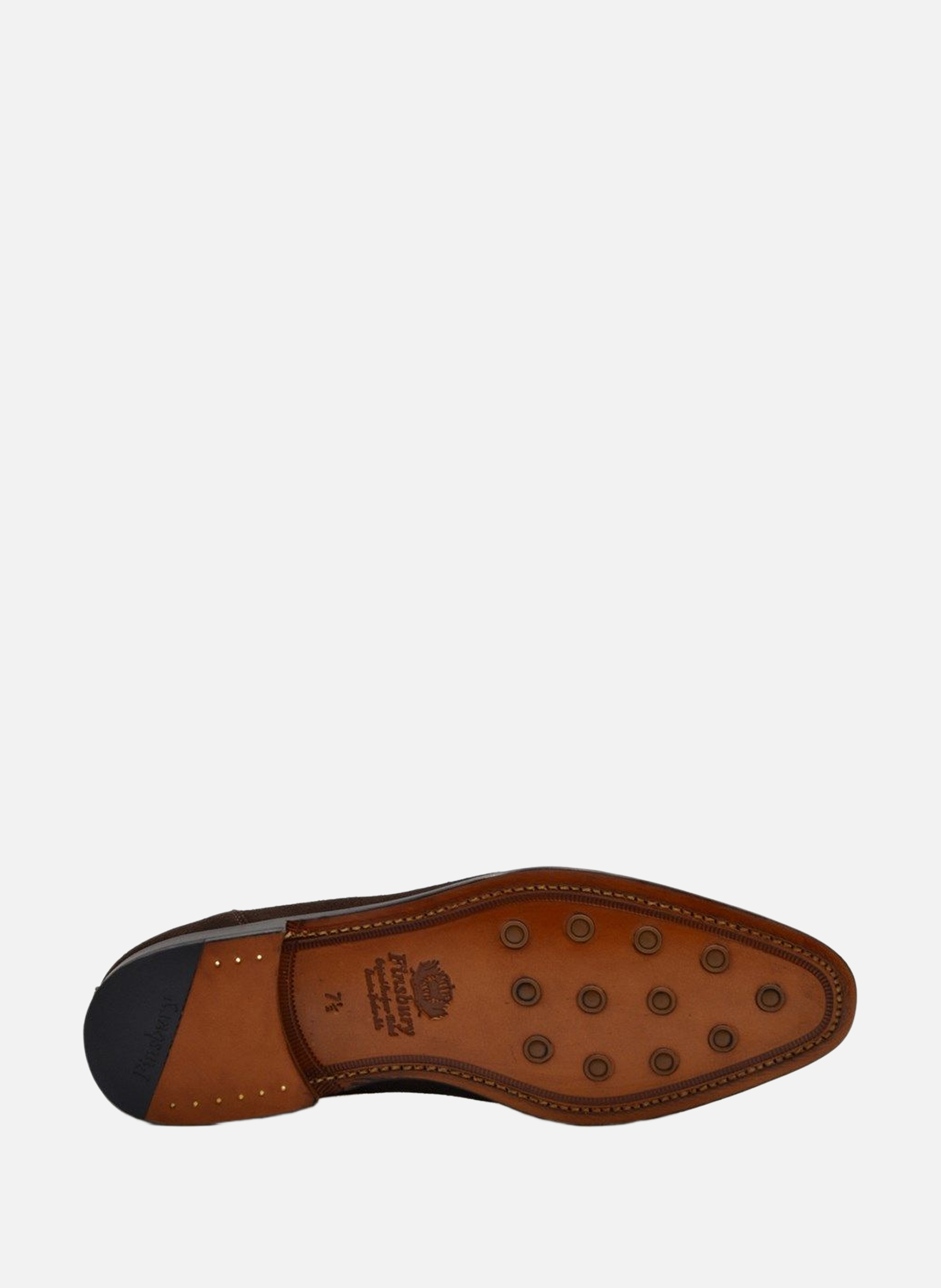 Derby daim elvis FINSBURY Marron