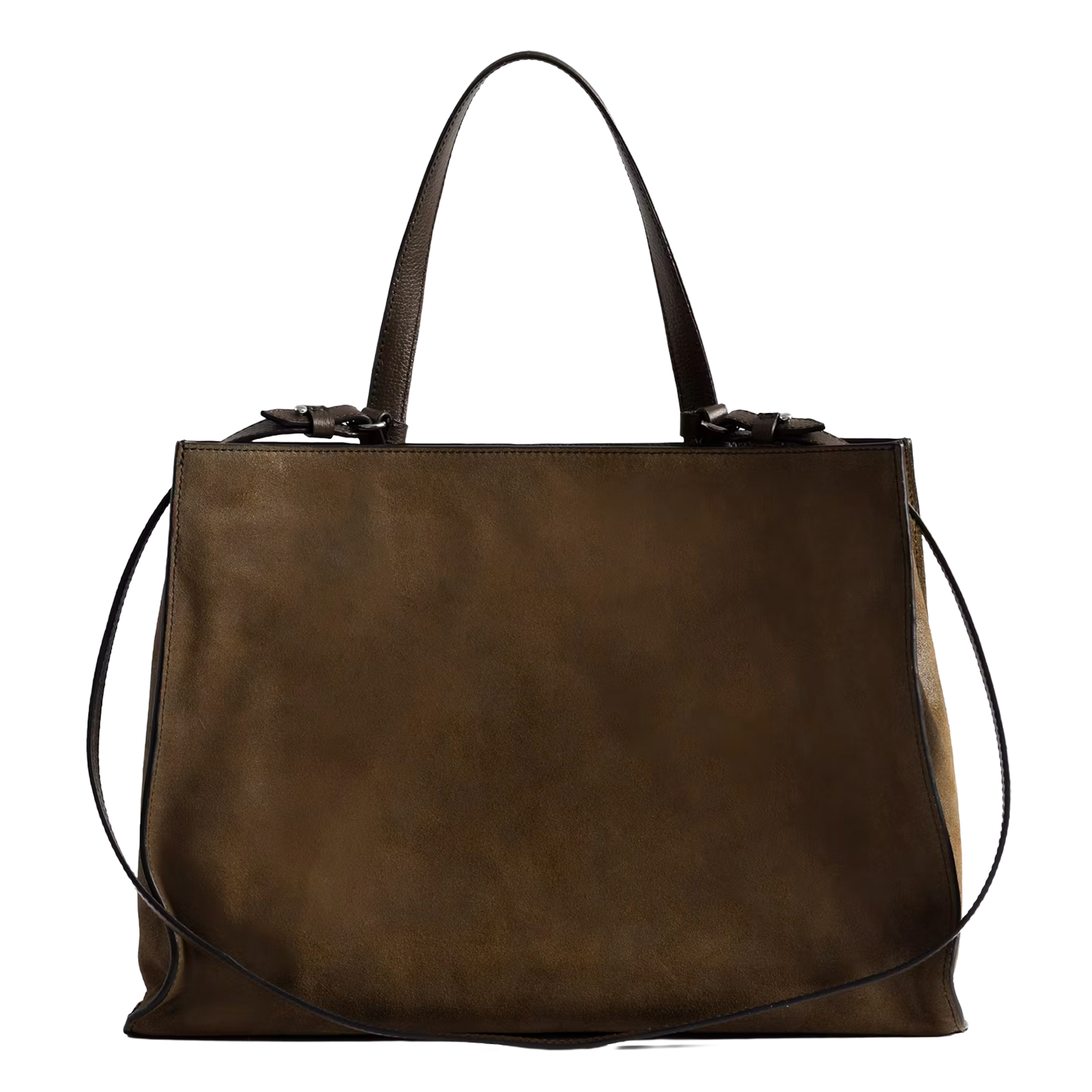 Sac cabas rectangle en cuir suédé jack ZADIG&VOLTAIRE Marron