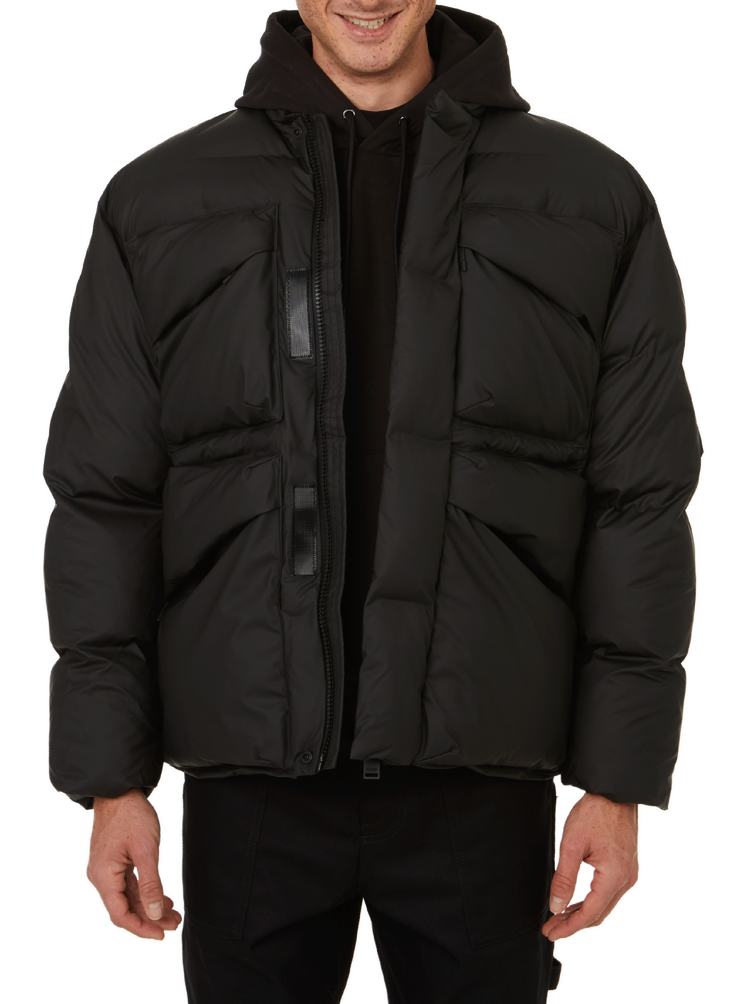 RAINS Doudoune matelassée  Noir