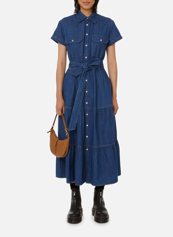 Cotton denim dress Blue by POLO RALPH LAUREN POLO RALPH LAUREN Cotton denim dress Blue