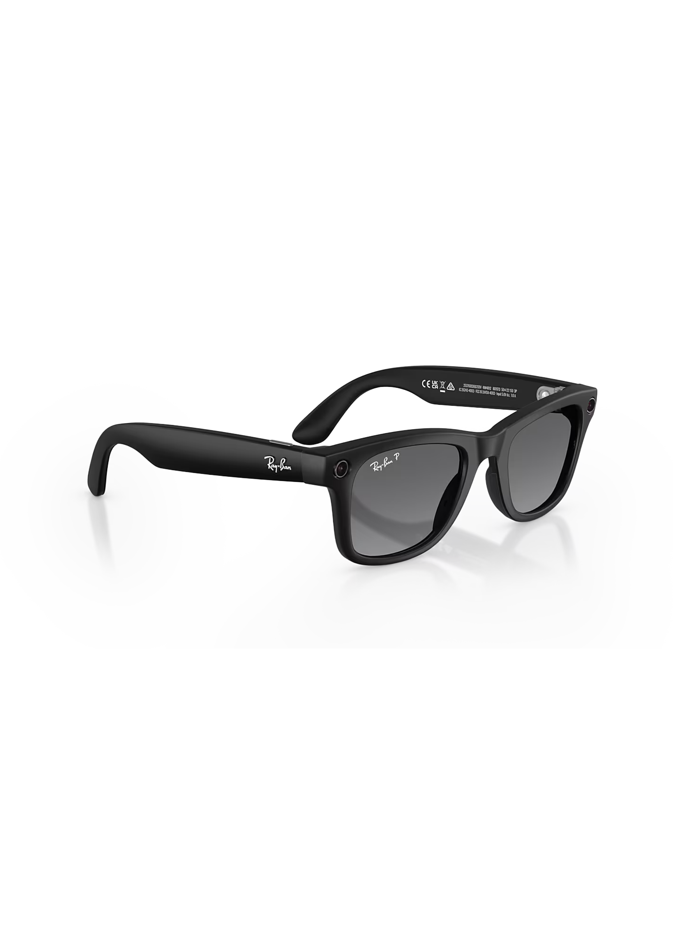 Lunettes de soleil Meta Wayfarer RAY-BAN Noir