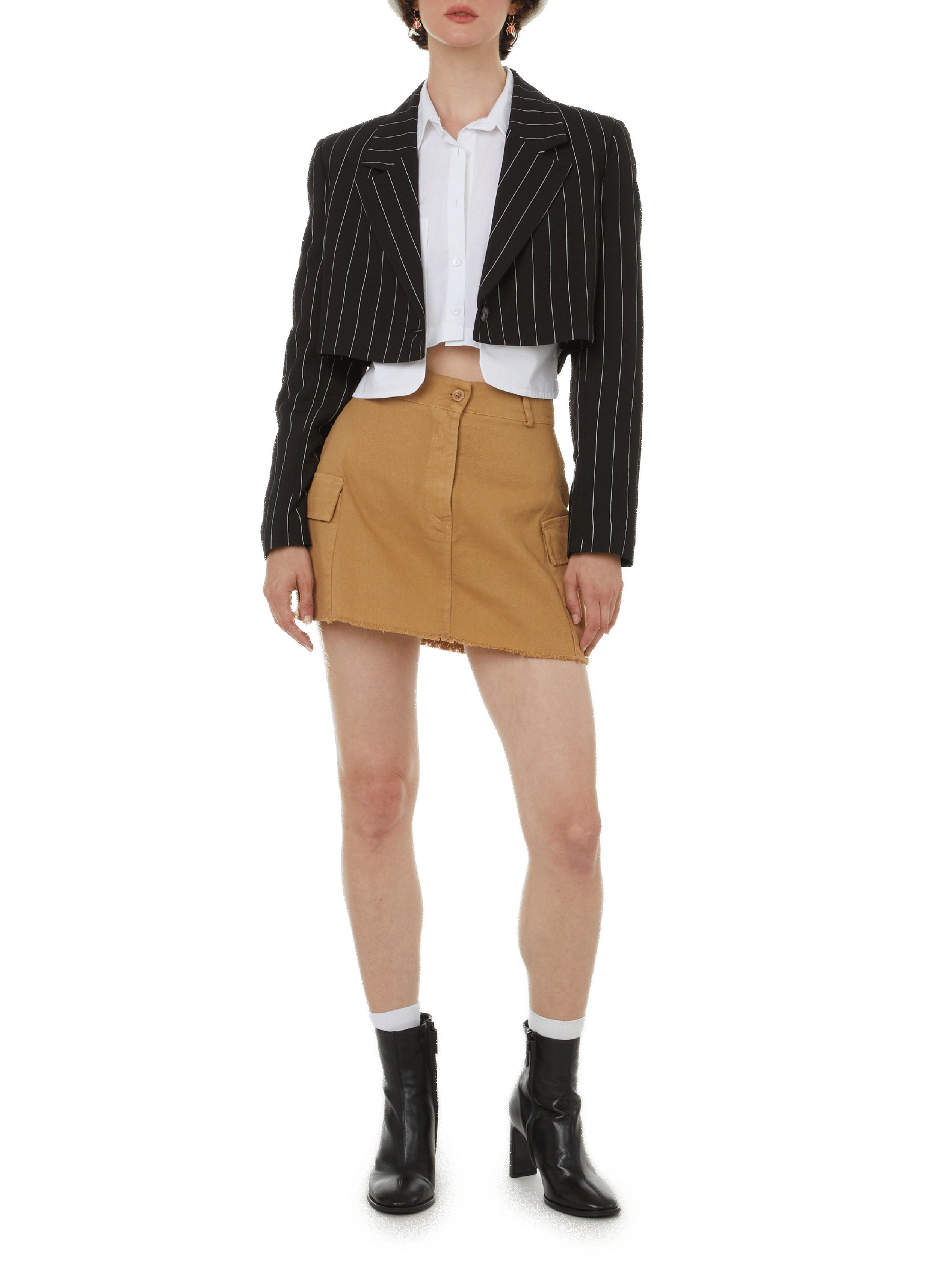 Striped blazer  THE SOCIAL SUNDAY Black