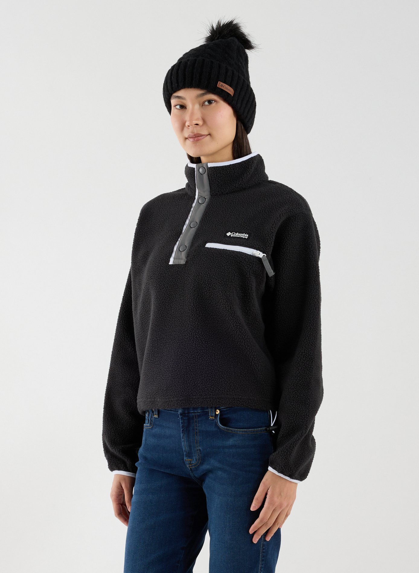Pull duveteux  COLUMBIA Noir