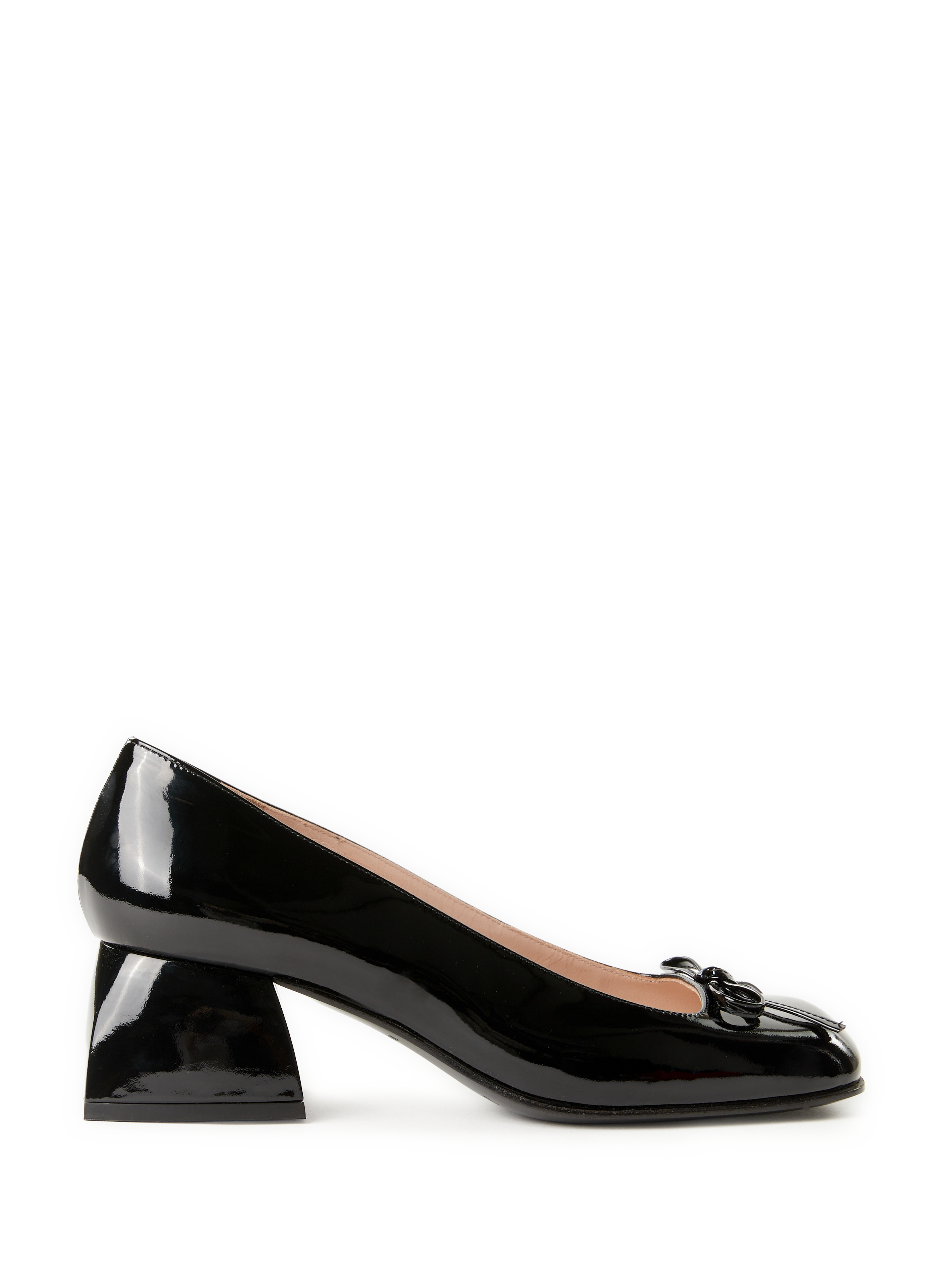 NODALETO Patent leather high heels Black