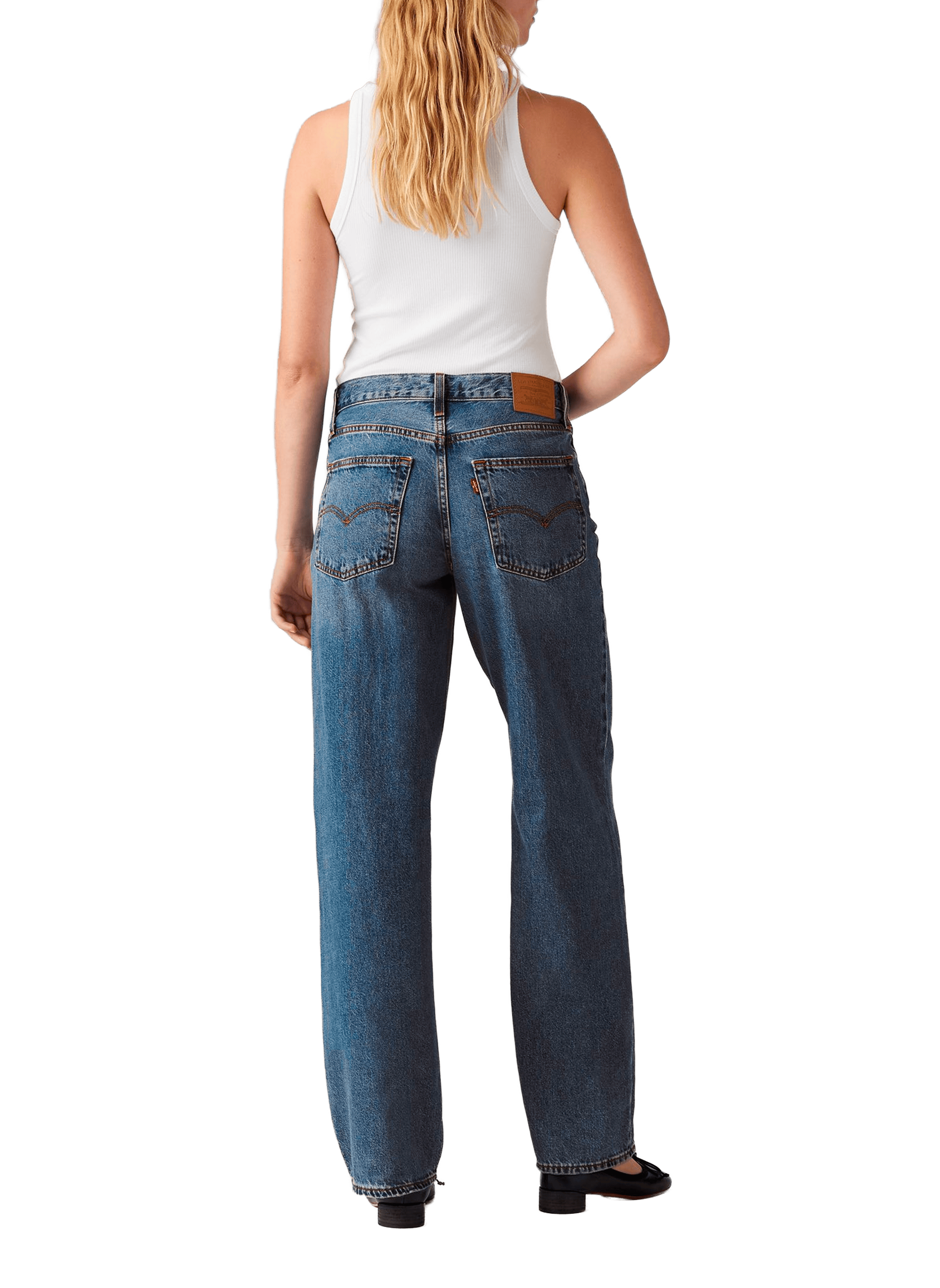 <p>Baggy dad jeans 0072 in cotton</p> LEVI'S Blue