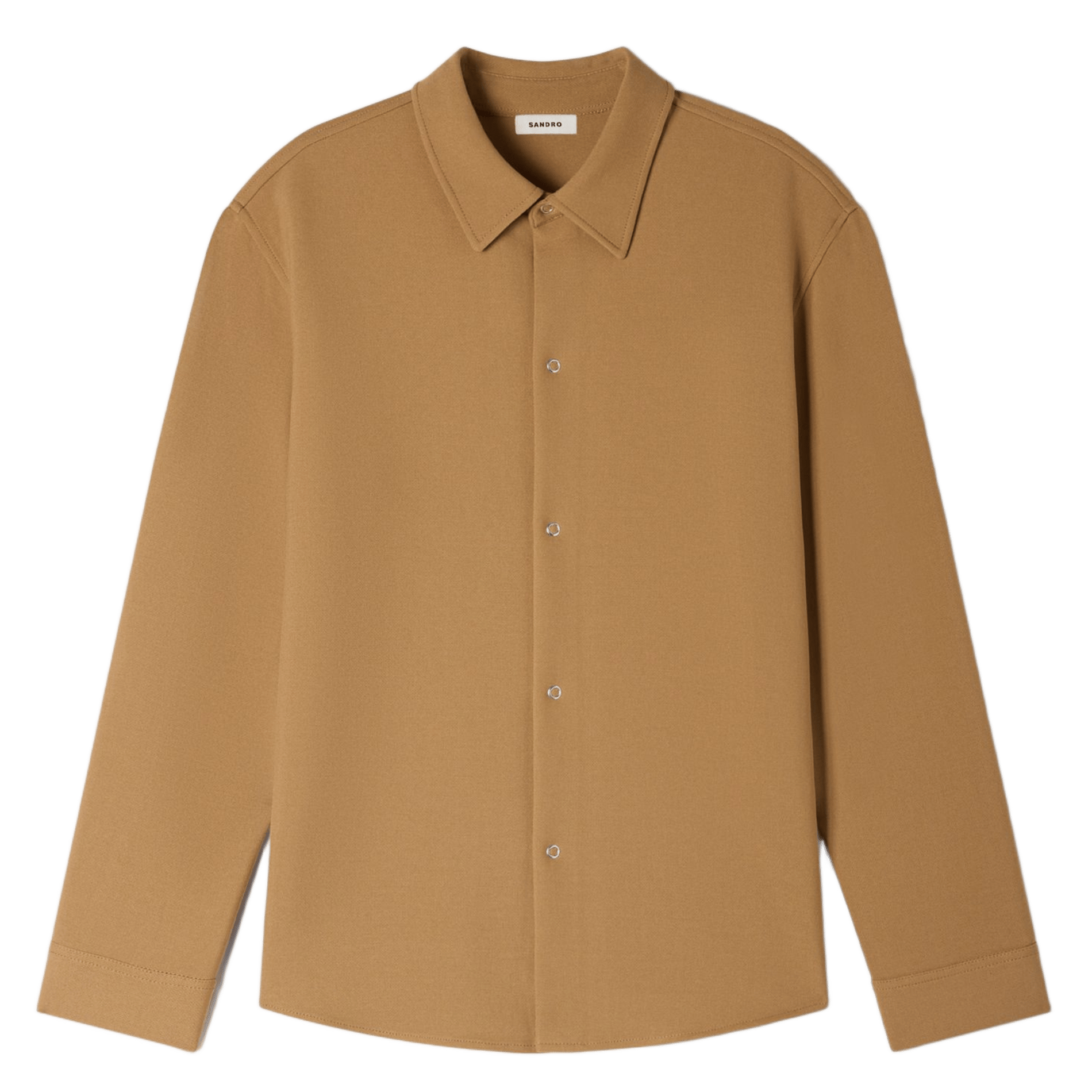 Chemise droite à col classique SANDRO Beige
