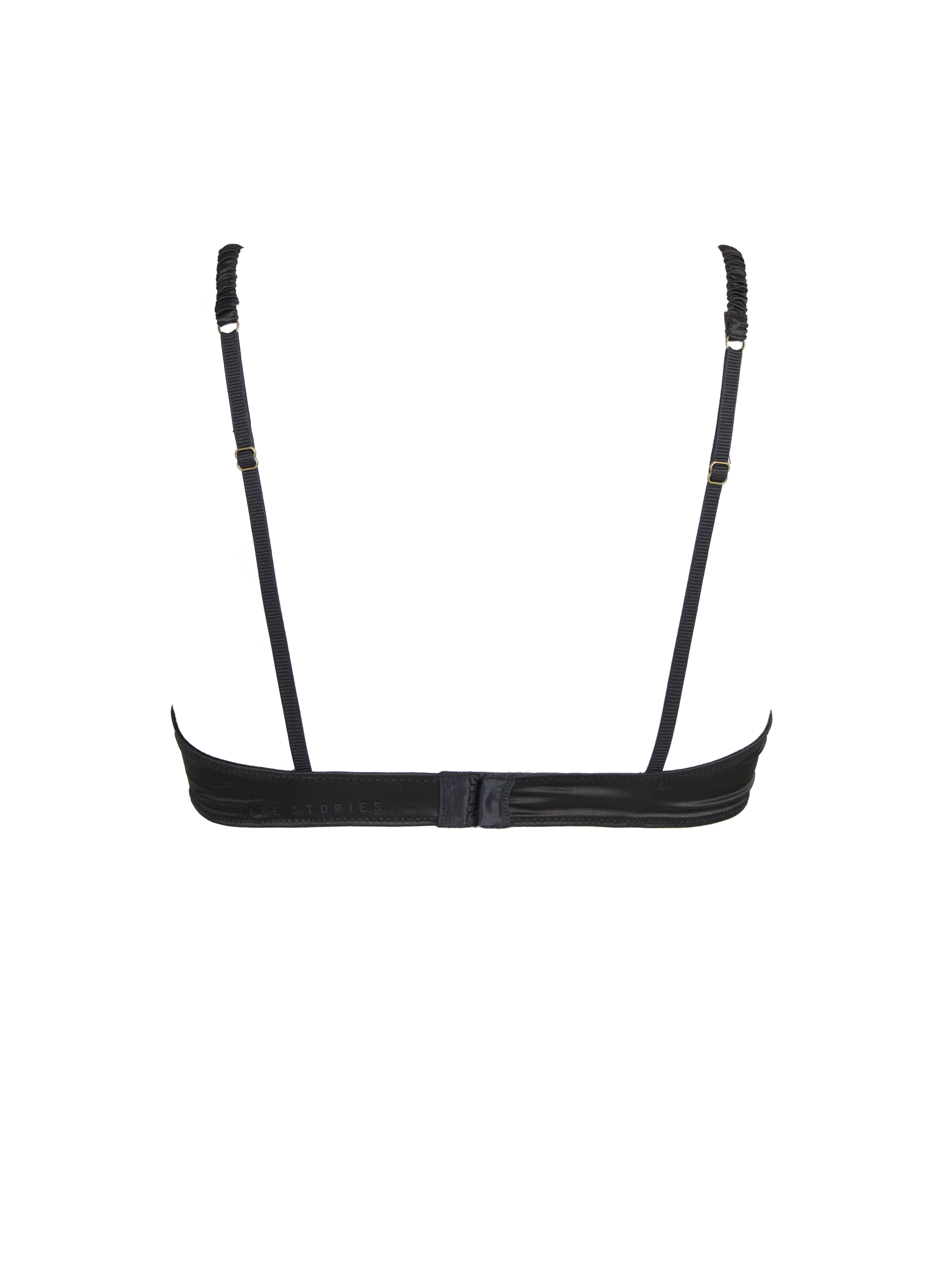 Soutien-gorge à dentelle satiné LOVE STORIES Noir