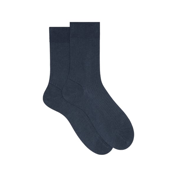Dore Dore Chaussettes Côtelées In Blue